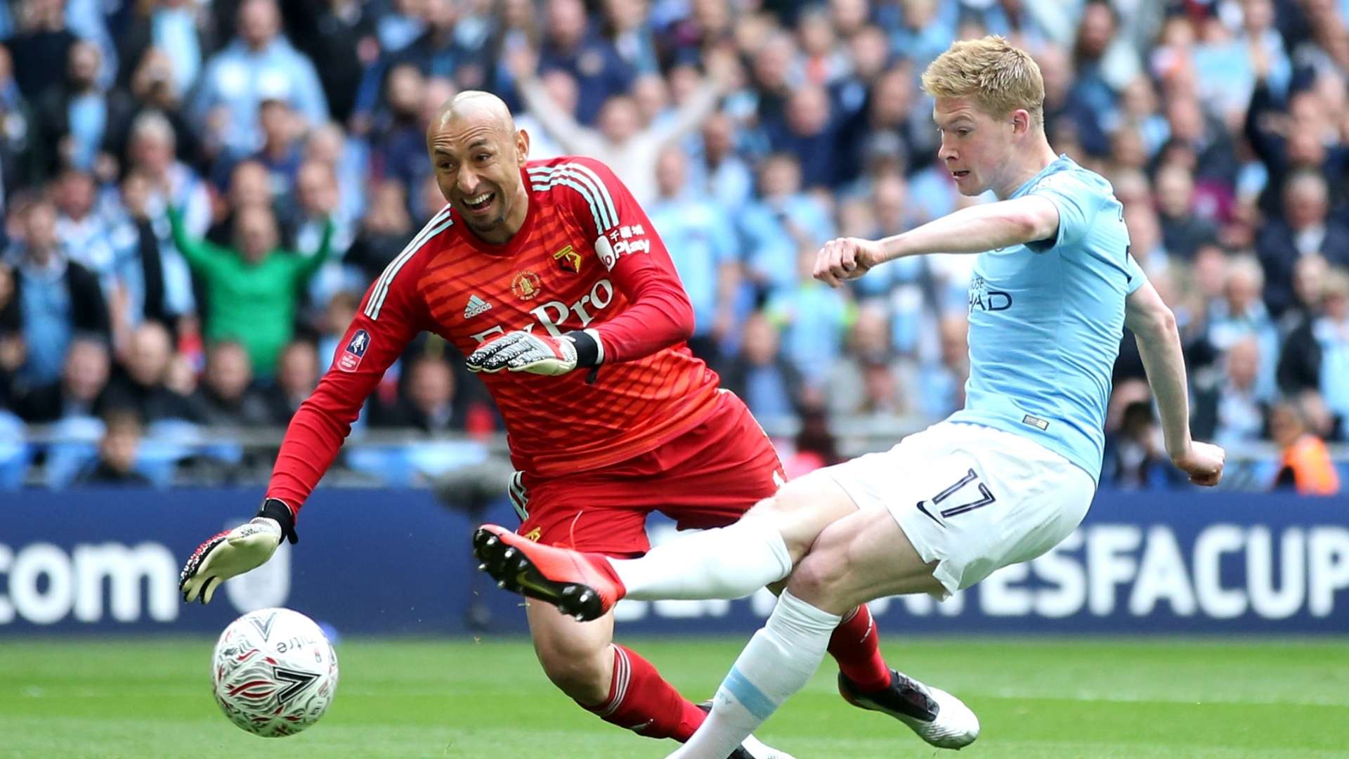 Kevin De Bruyne, Gomes, Man City vs Watford