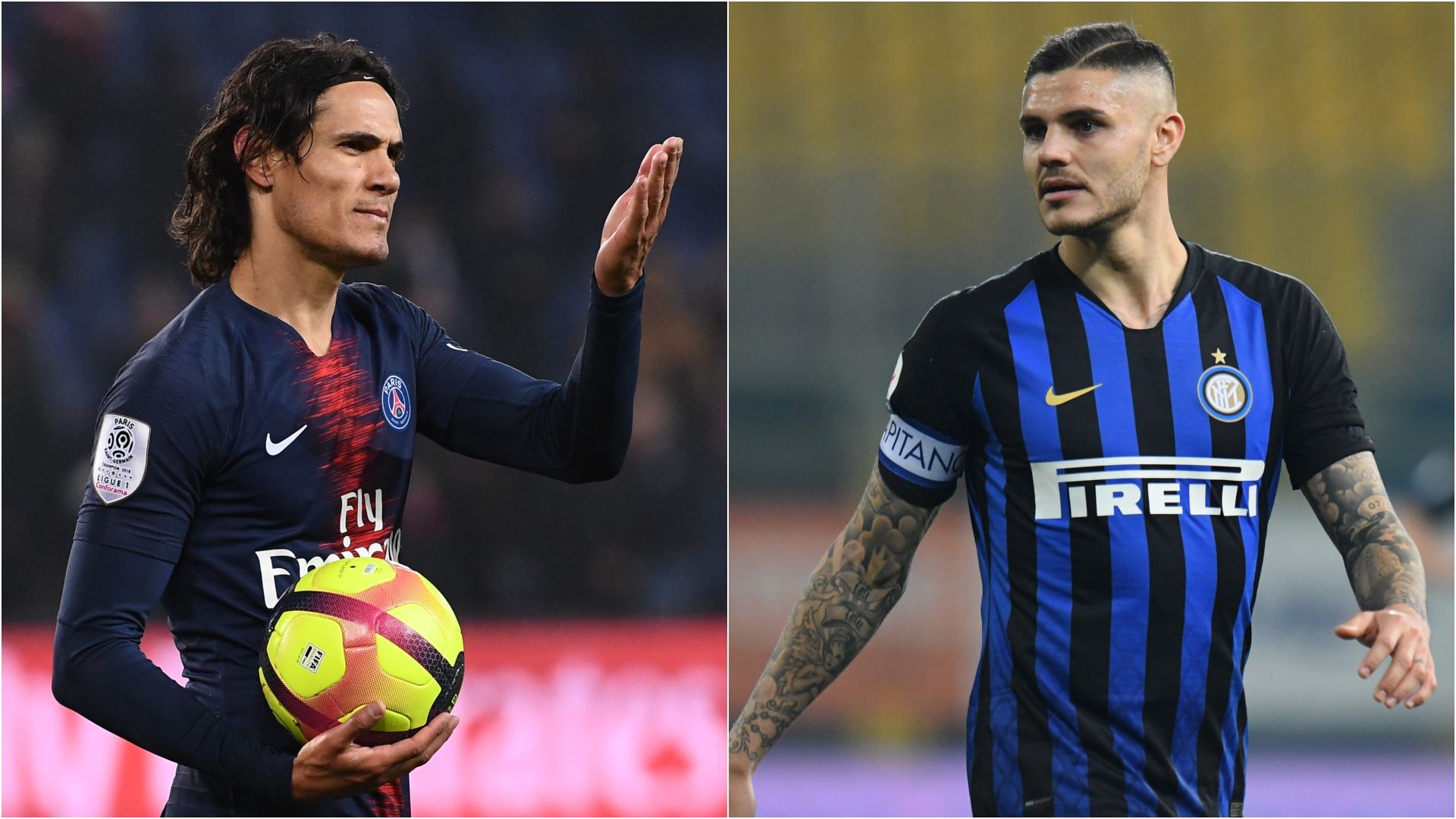 Edinson Cavani Mauro Icardi
