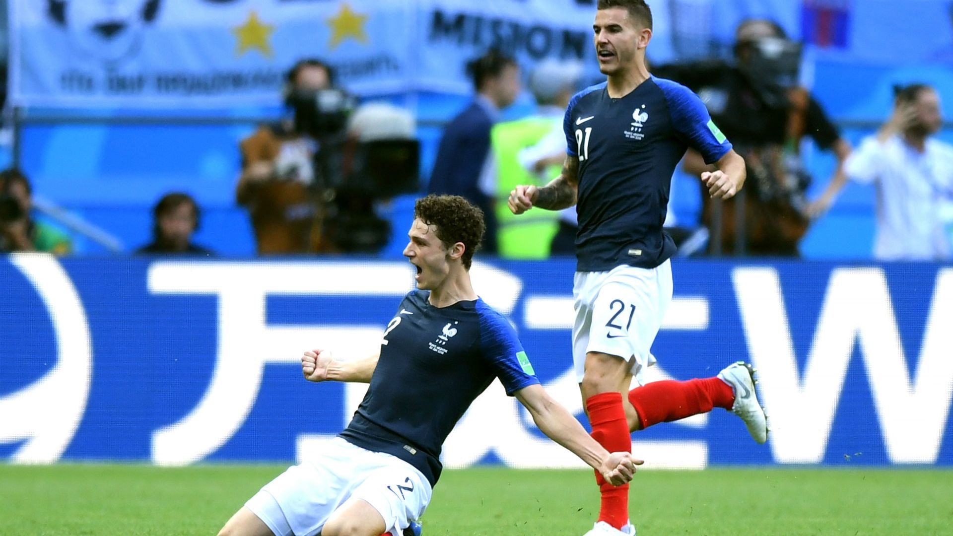 Benjamin Pavard Lucas Hernandez France Argentina World Cup 30062018
