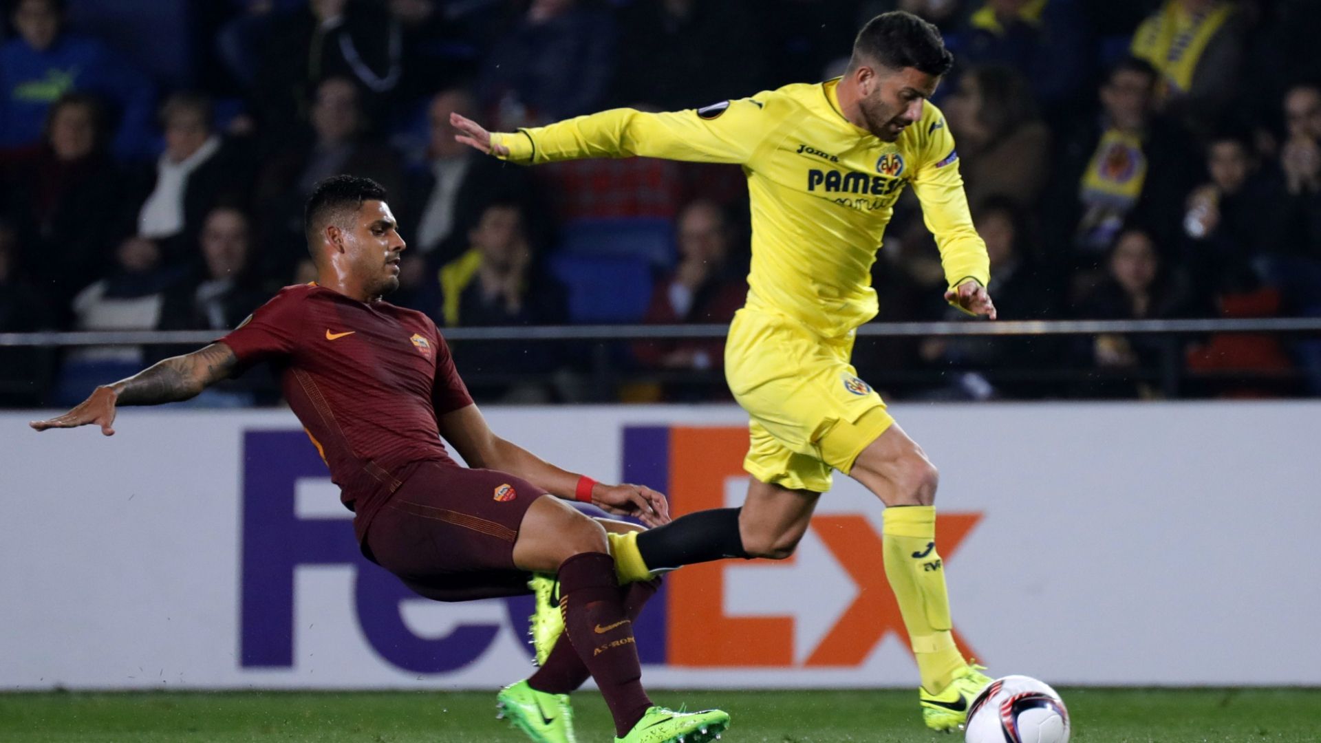 Emerson Palmieri Mateo Musacchio Villarreal Roma Europa League 16022017