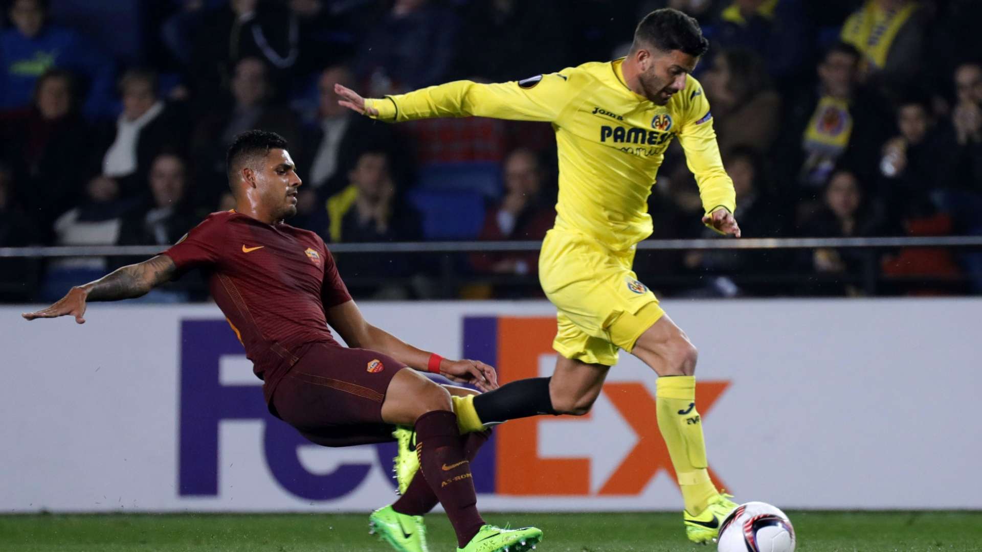 Emerson Palmieri Mateo Musacchio Villarreal Roma Europa League 16022017