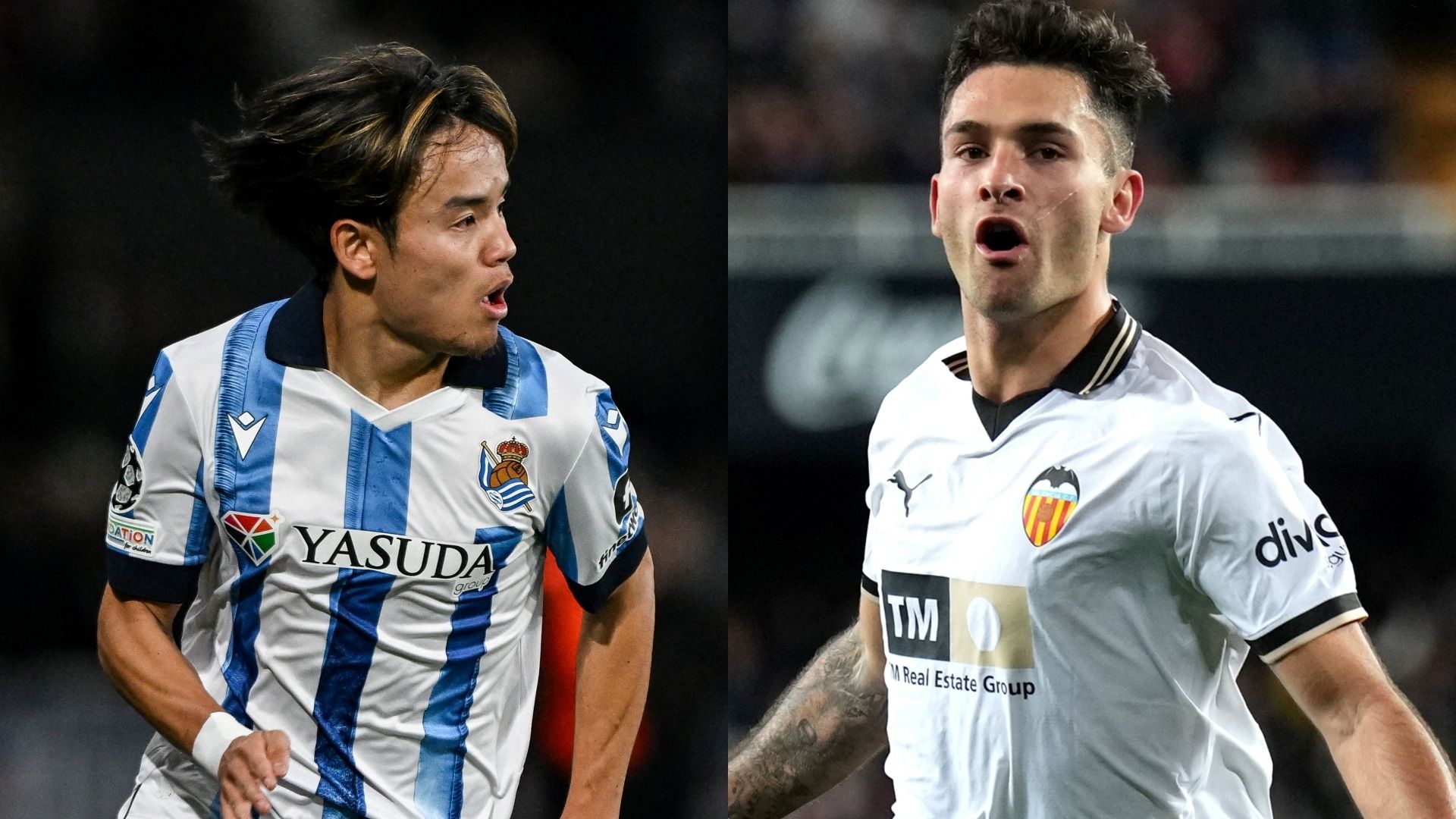 Takefusa Kubo Real Sociedad Hugo Duro Valencia