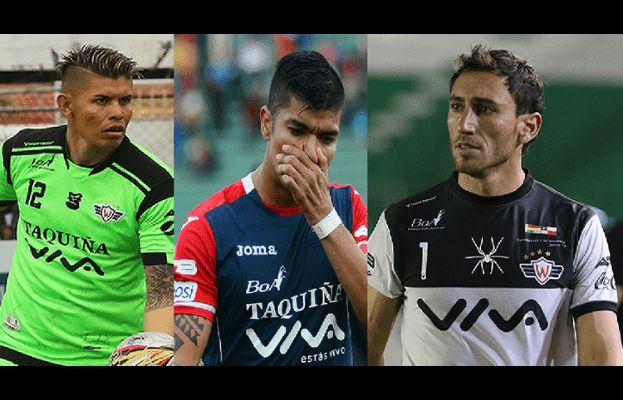 Raul Olivares, Gabriel Ríos y Alex Arancibia