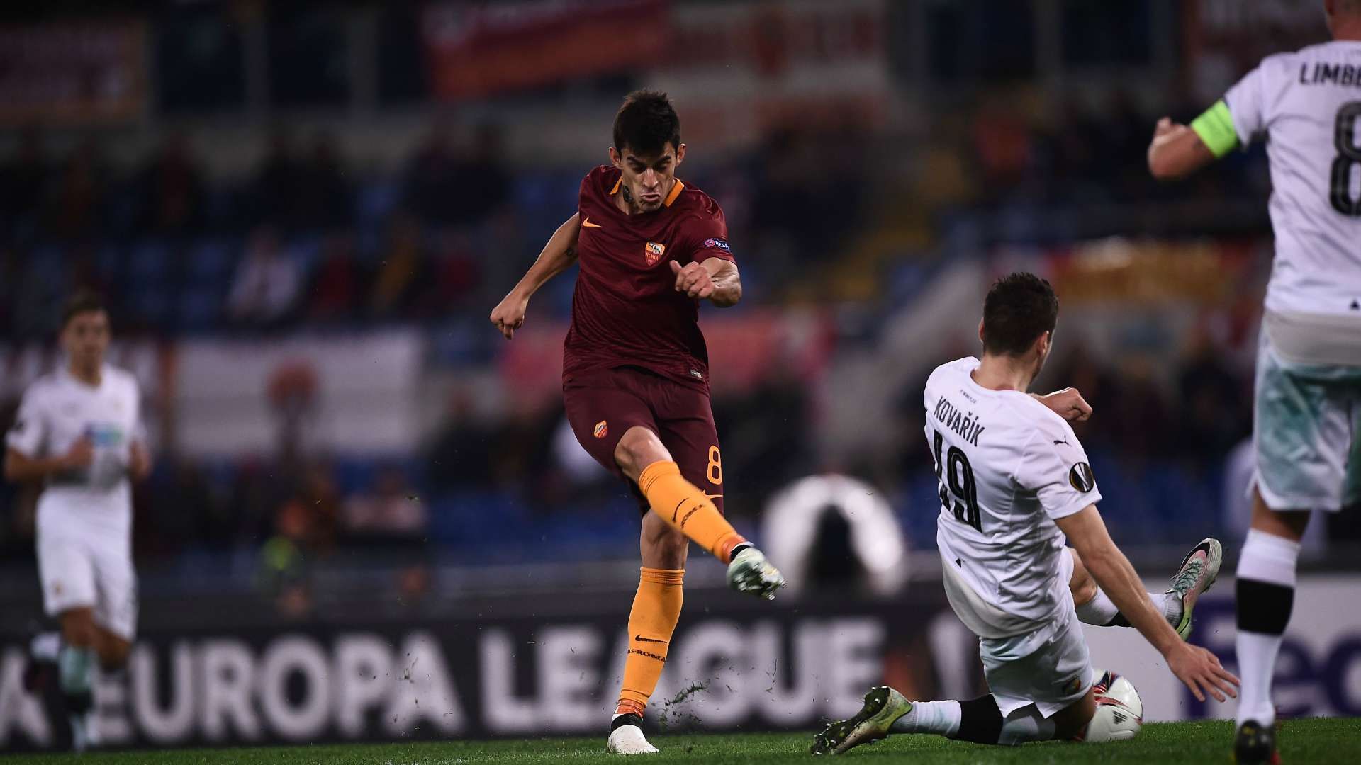Diego Perotti Roma Viktoria Plzen Europa League