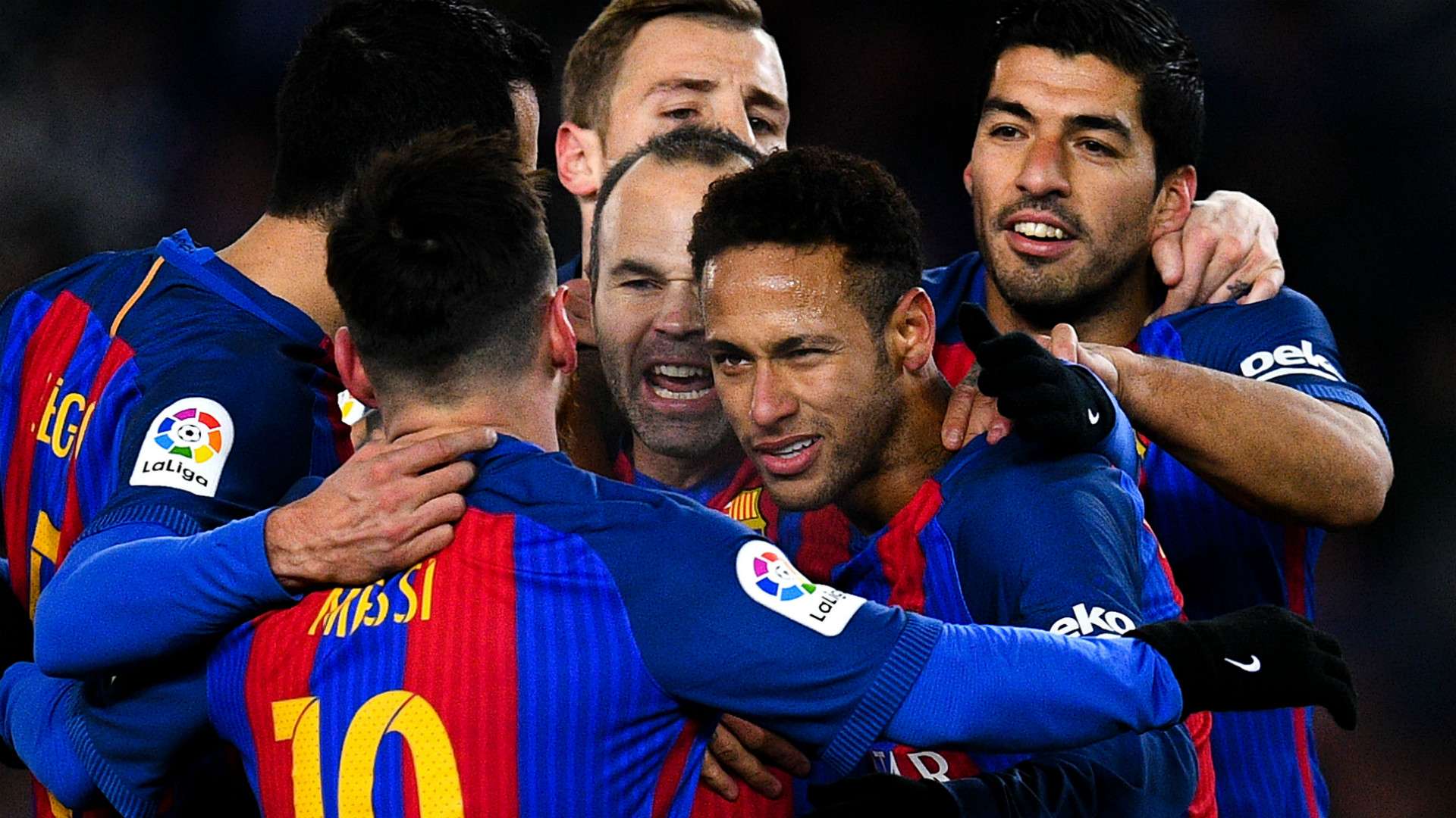 Neymar Messi Real Sociedad Barcelona Copa del Rey