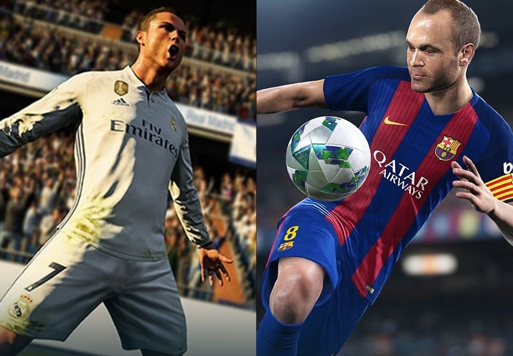 FIFA18 VS PES2018