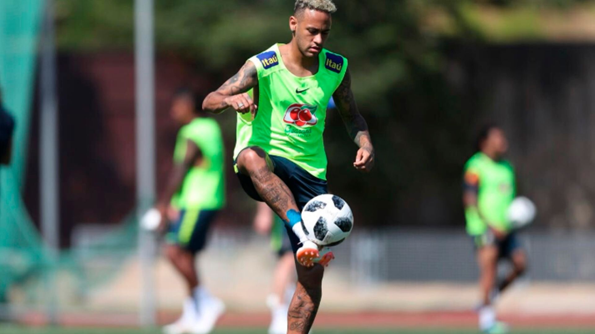 Neymar Brasil treino Copa do Mundo 20 06 18