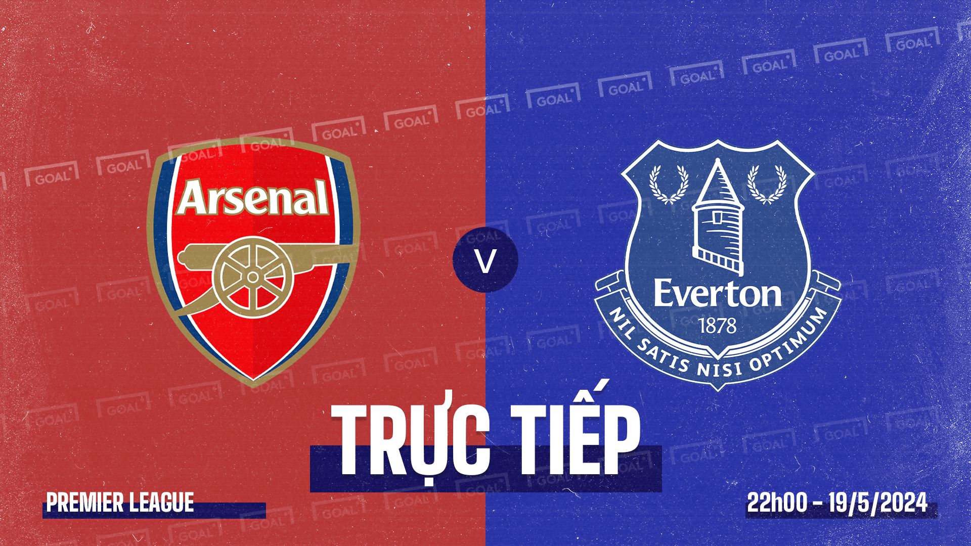 Arsenal vs Everton Premier League 2023/24 GFX