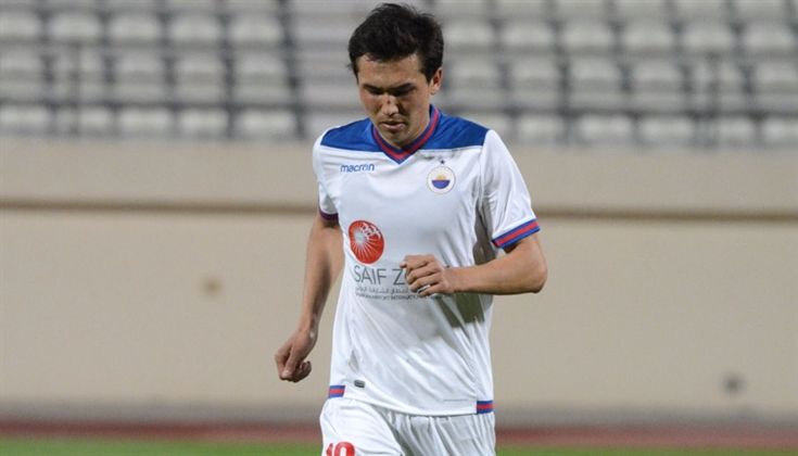 Otabek Shukurov Uzbekistan  Al-Sharjah UAE Arabian Gulf League