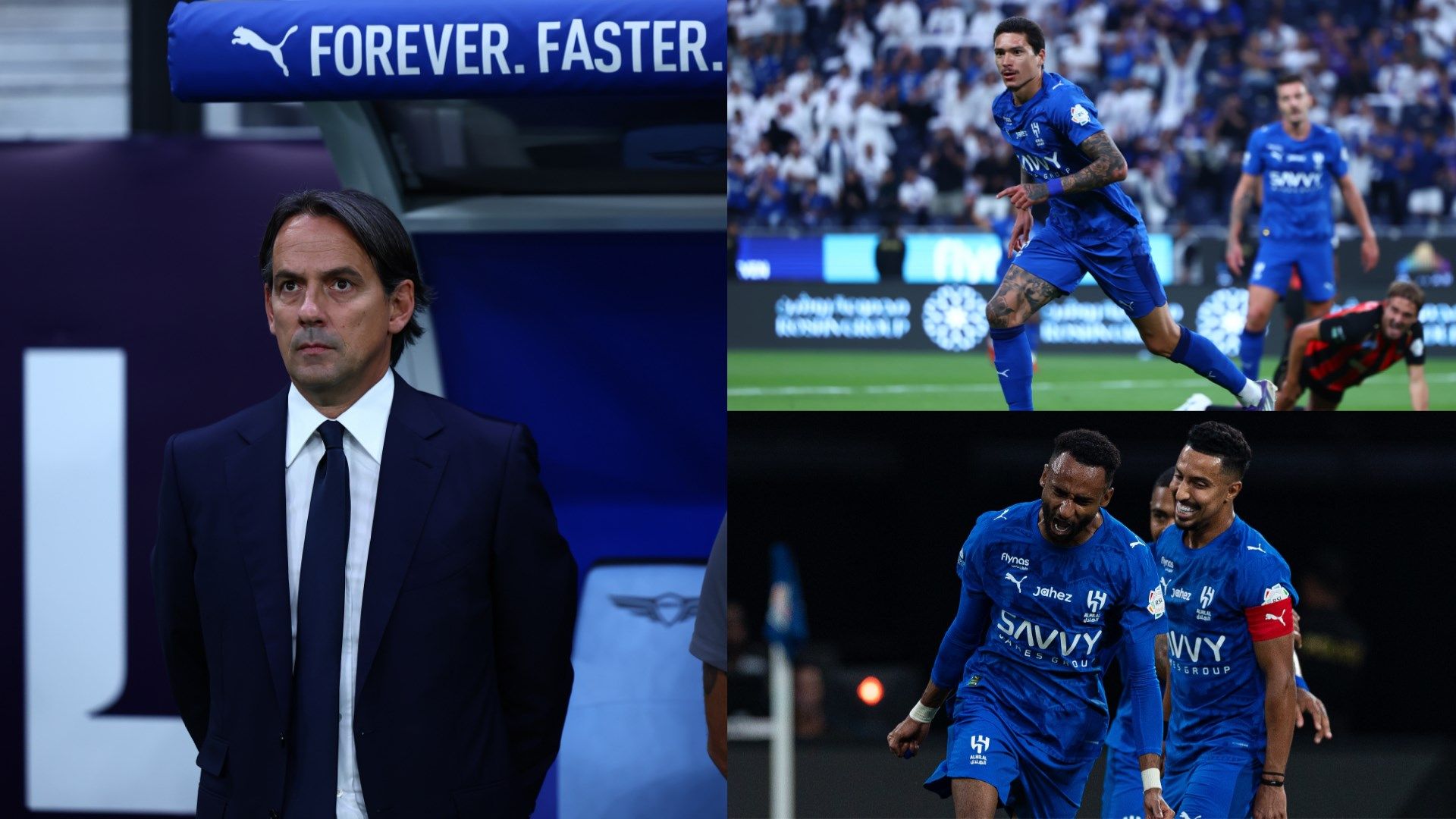 Hilal Riyadh Inzaghi Darwin Nunez Salem Al Dawsari Moteb Al Harbi