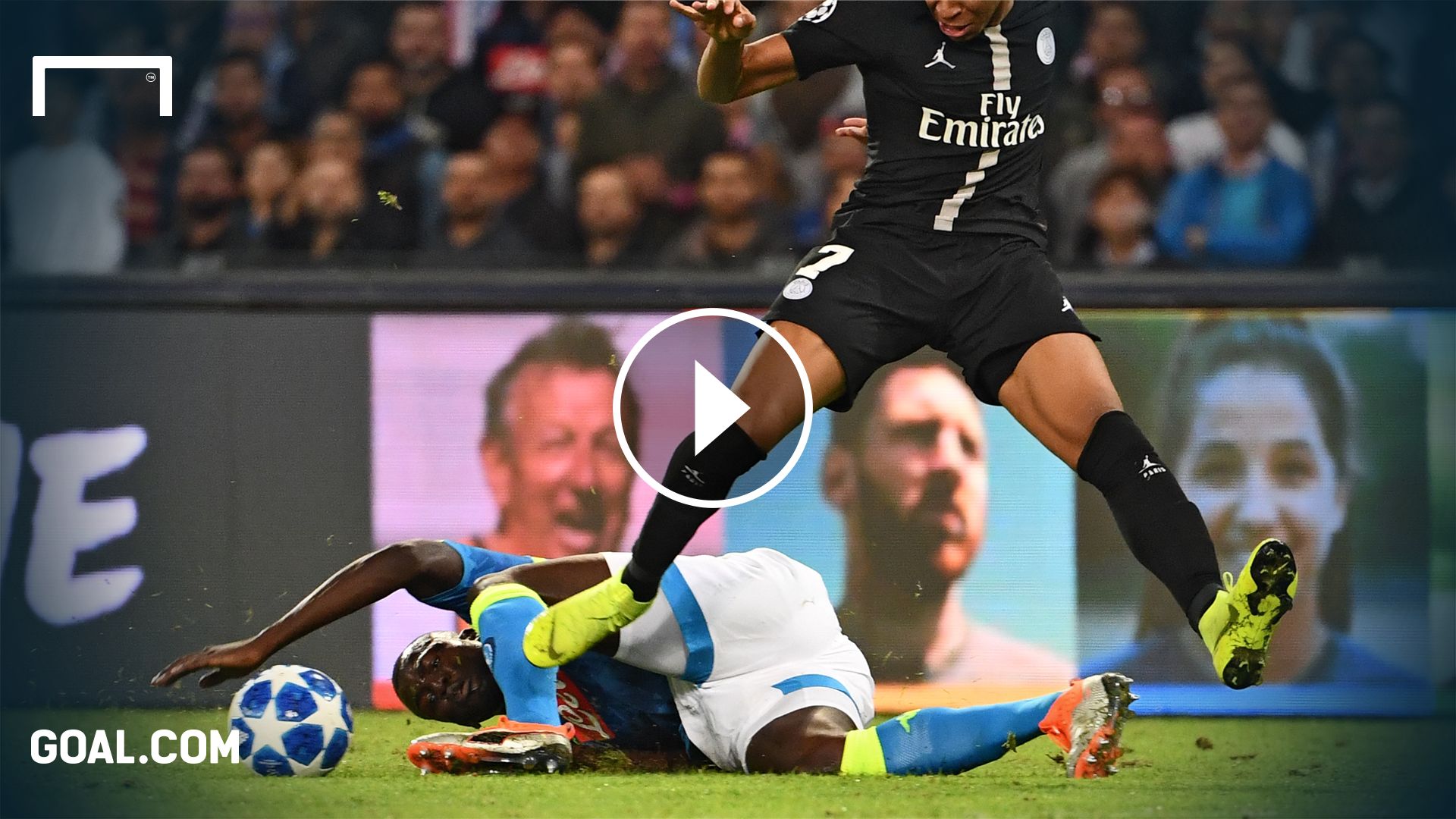 Koulibaly mbappe grätsche highlights