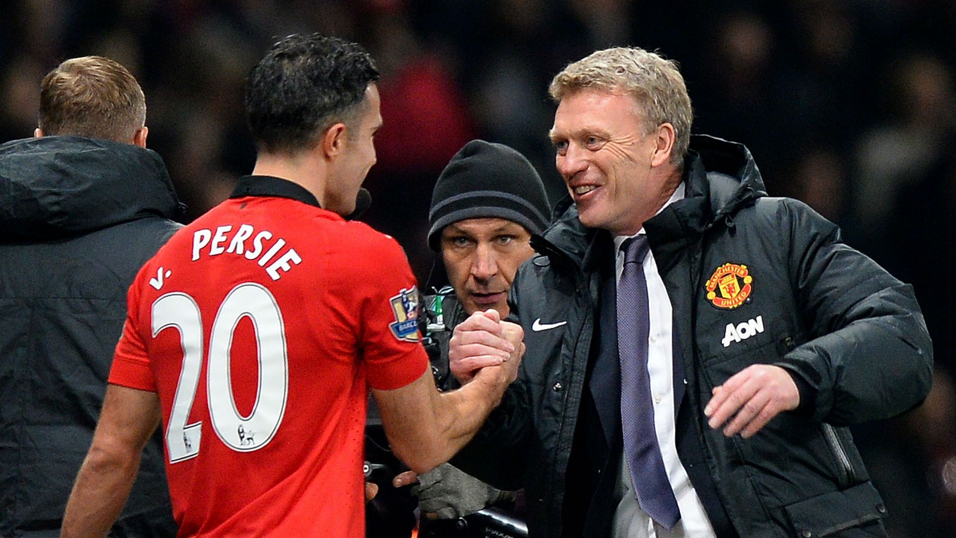 Robin van Persie; David Moyes Manchester United 2014