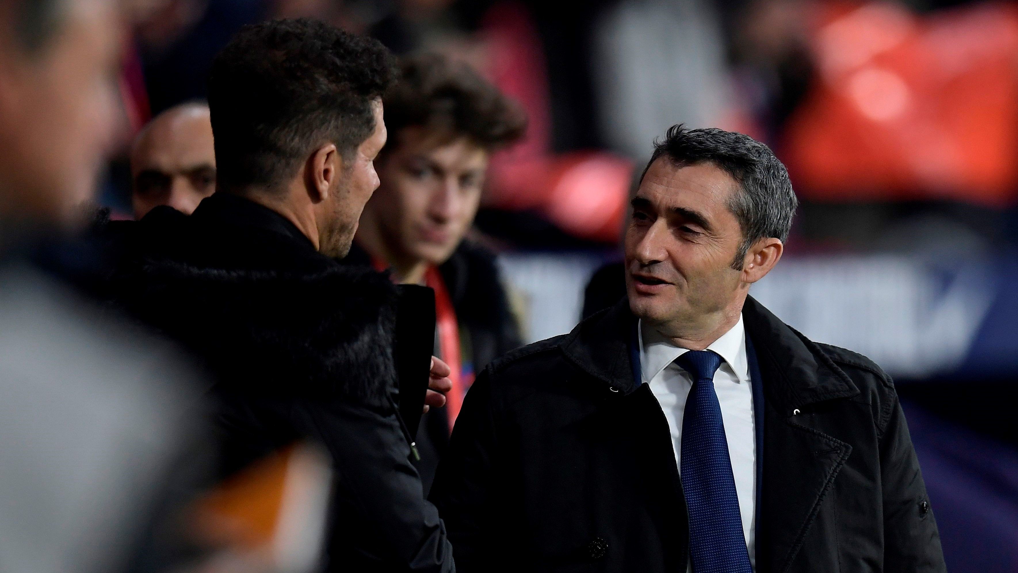 Diego Simeone Ernesto Valverde Atletico de Madrid Barcelona LaLiga 24112018