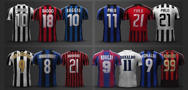 Milan and INTER Jersey