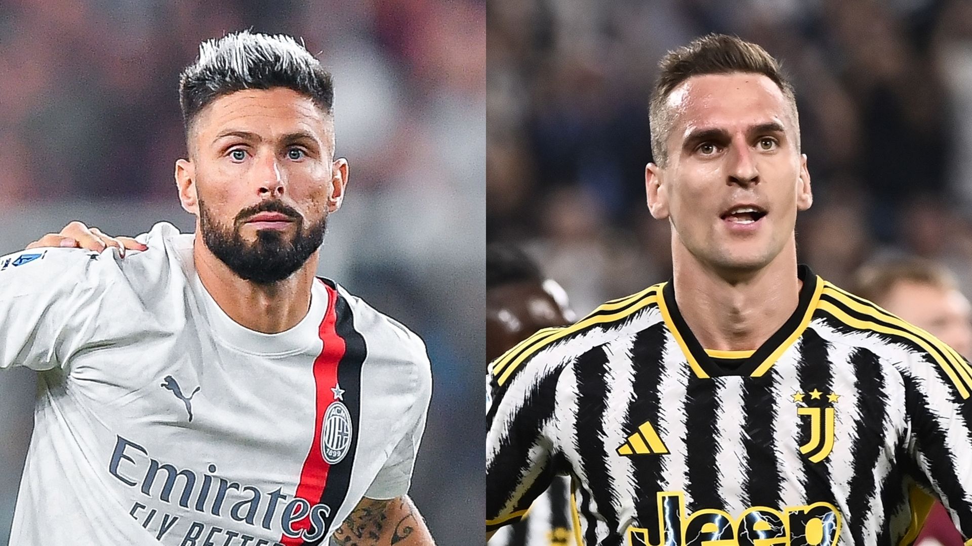 MP_Olivier Giroud_Milan vs Arkadiusz Milik_Juventus