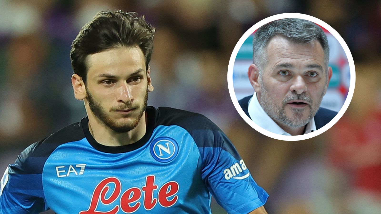 Khvicha Kvaratskhelia Willy Sagnol Napoli Géorgie