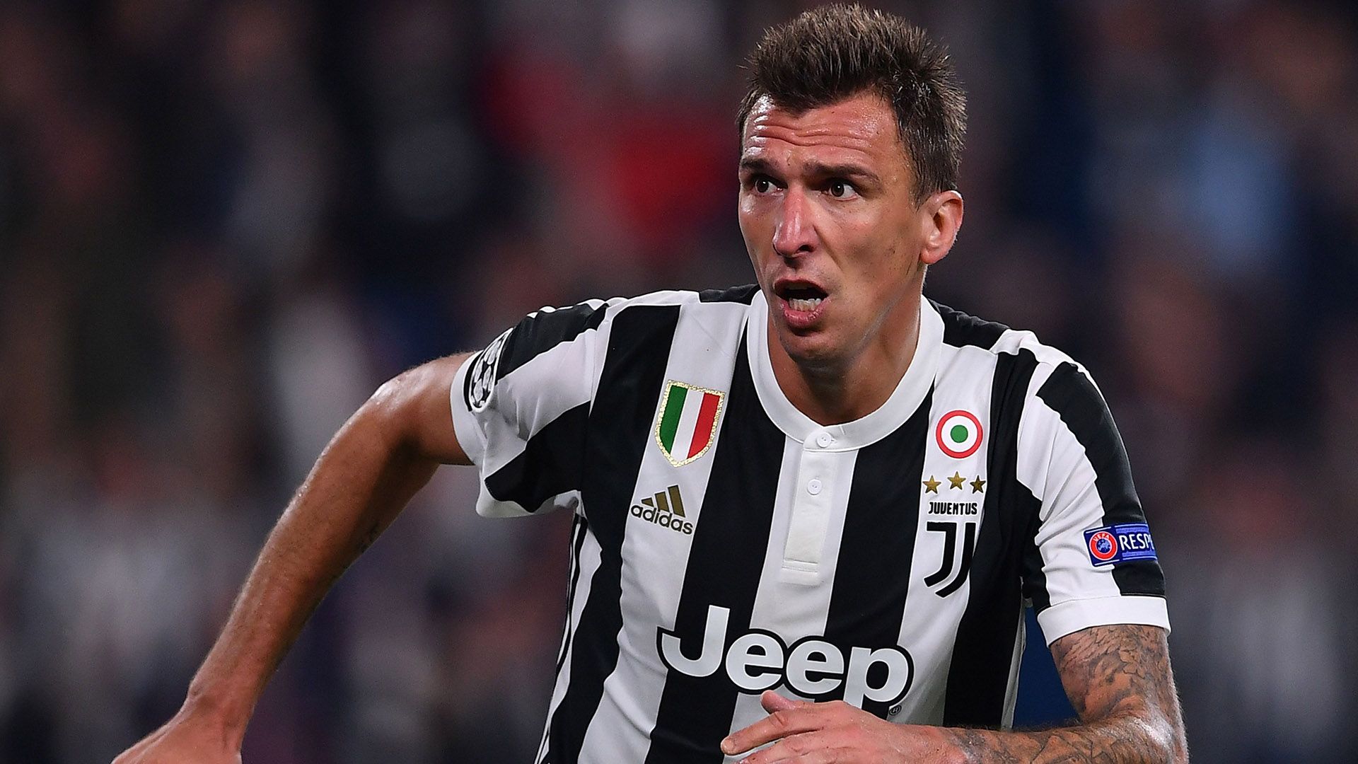 Mario Mandzukic Juventus Olympiacos Champions League