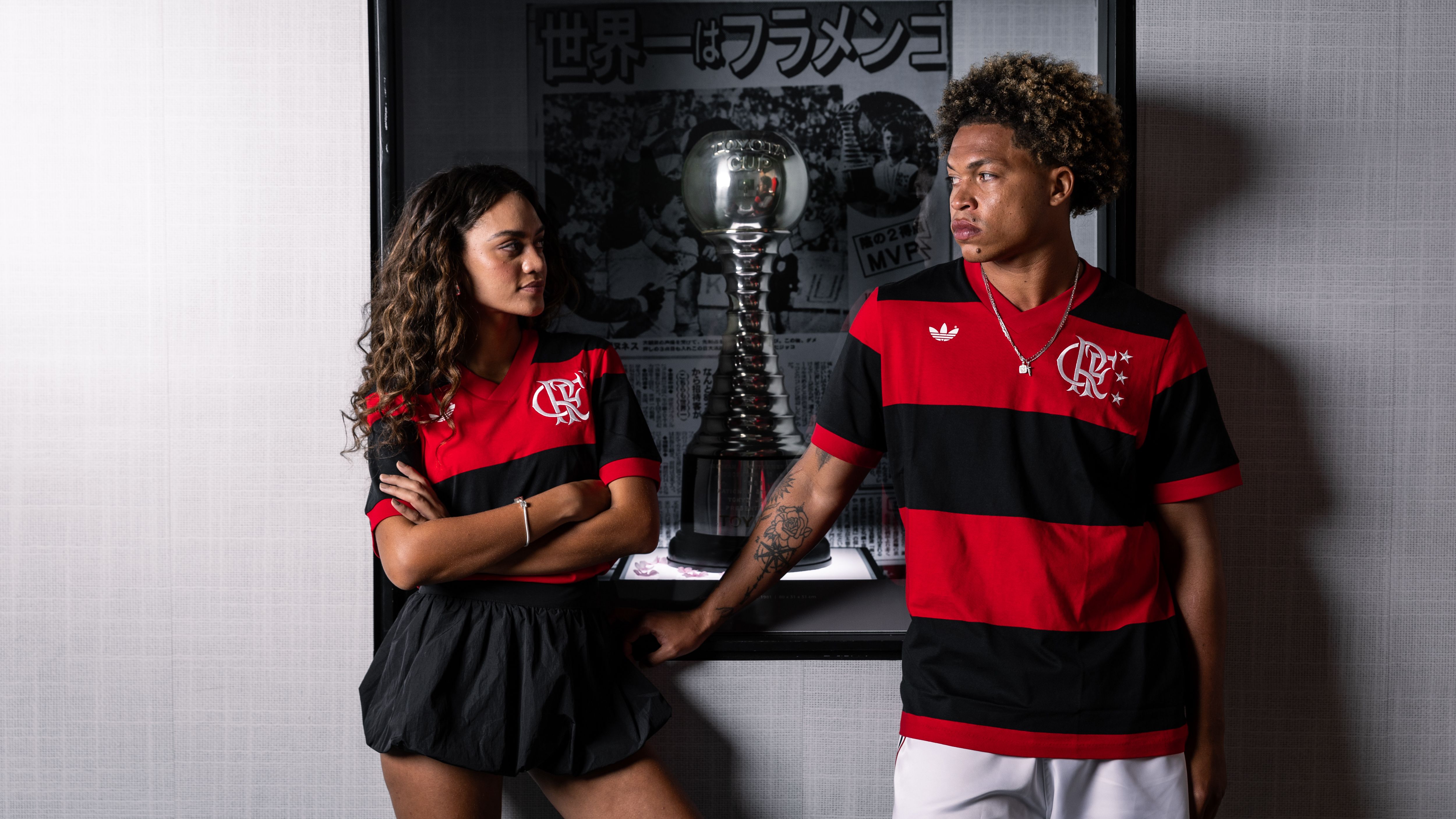 Coleção adidas e Flamengo em homenagem ao Mundial de 1981