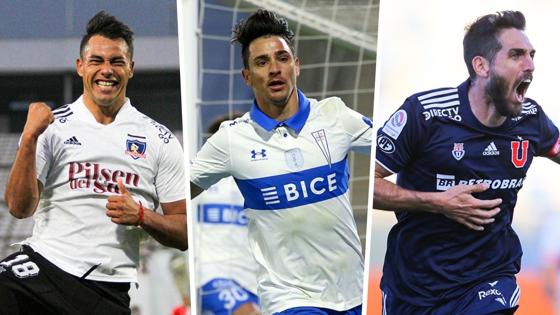 Morales, Zampedri y Larrivey