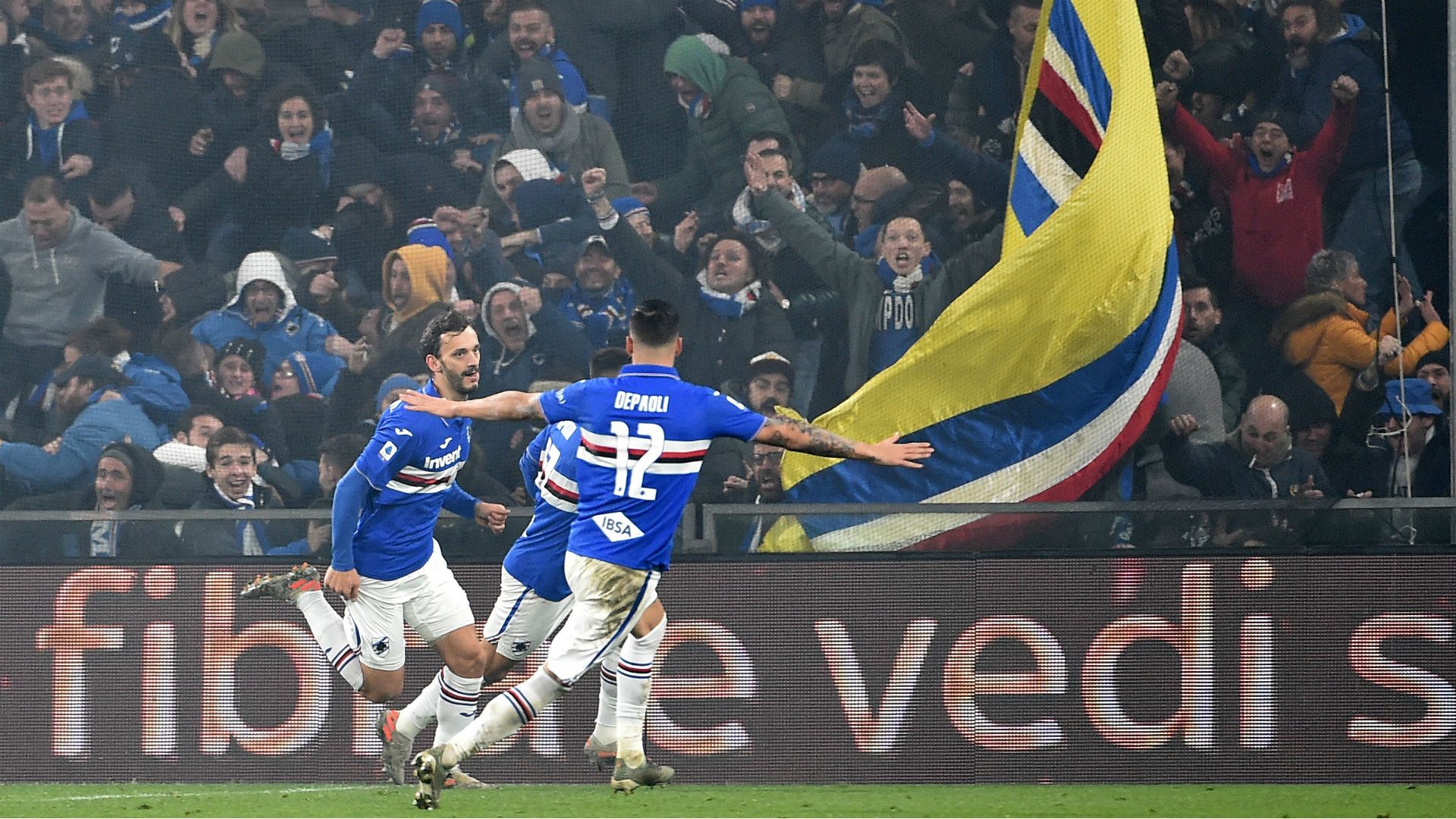 Gabbiadini Genoa Sampdoria