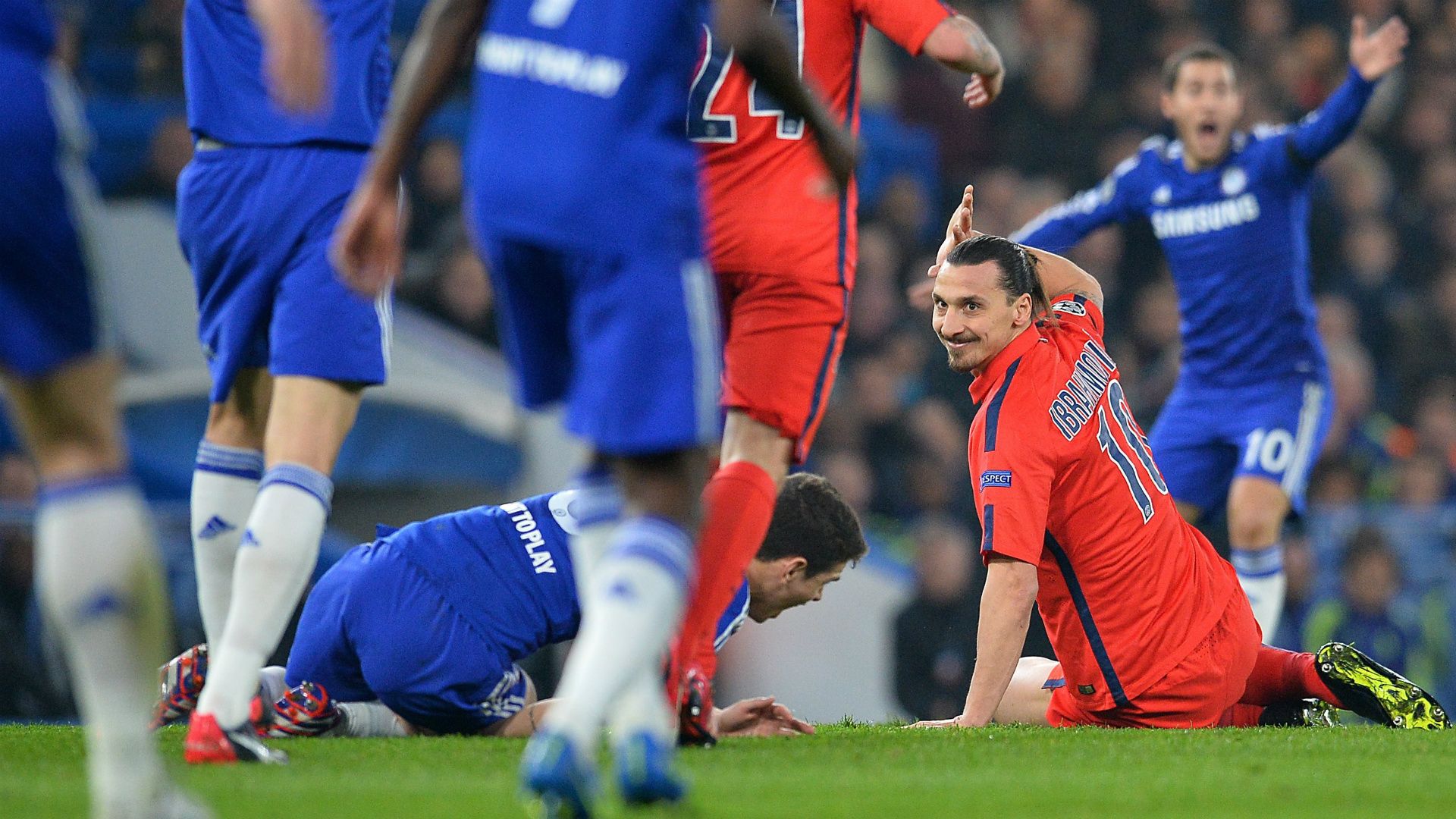 Zlatan Ibrahimovic Chelsea Paris Saint-Germain 11032015