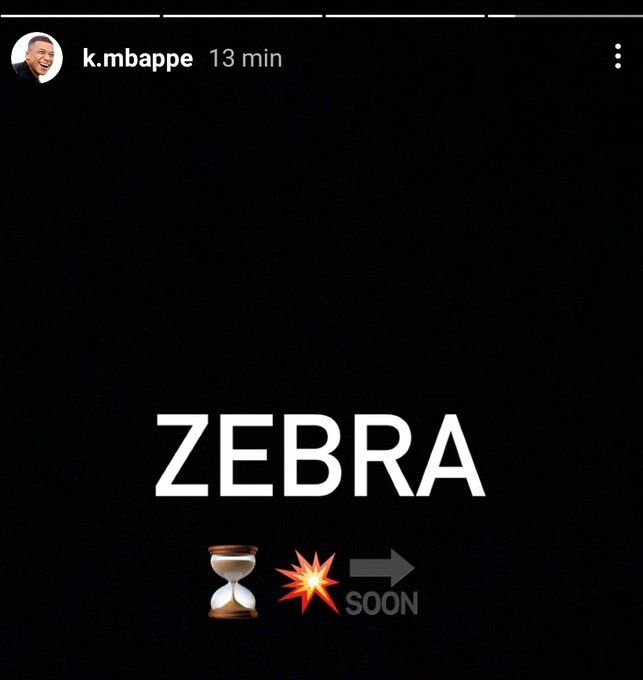 Kylian Mbappe Zebra