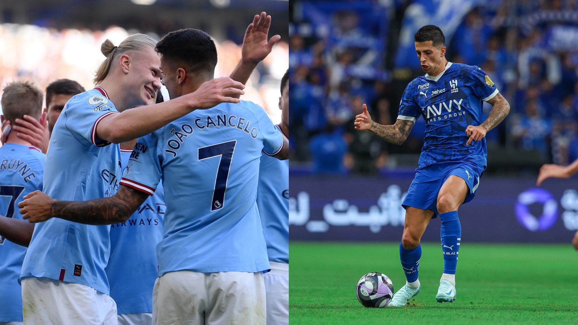 Joao Cancelo Erling Haaland