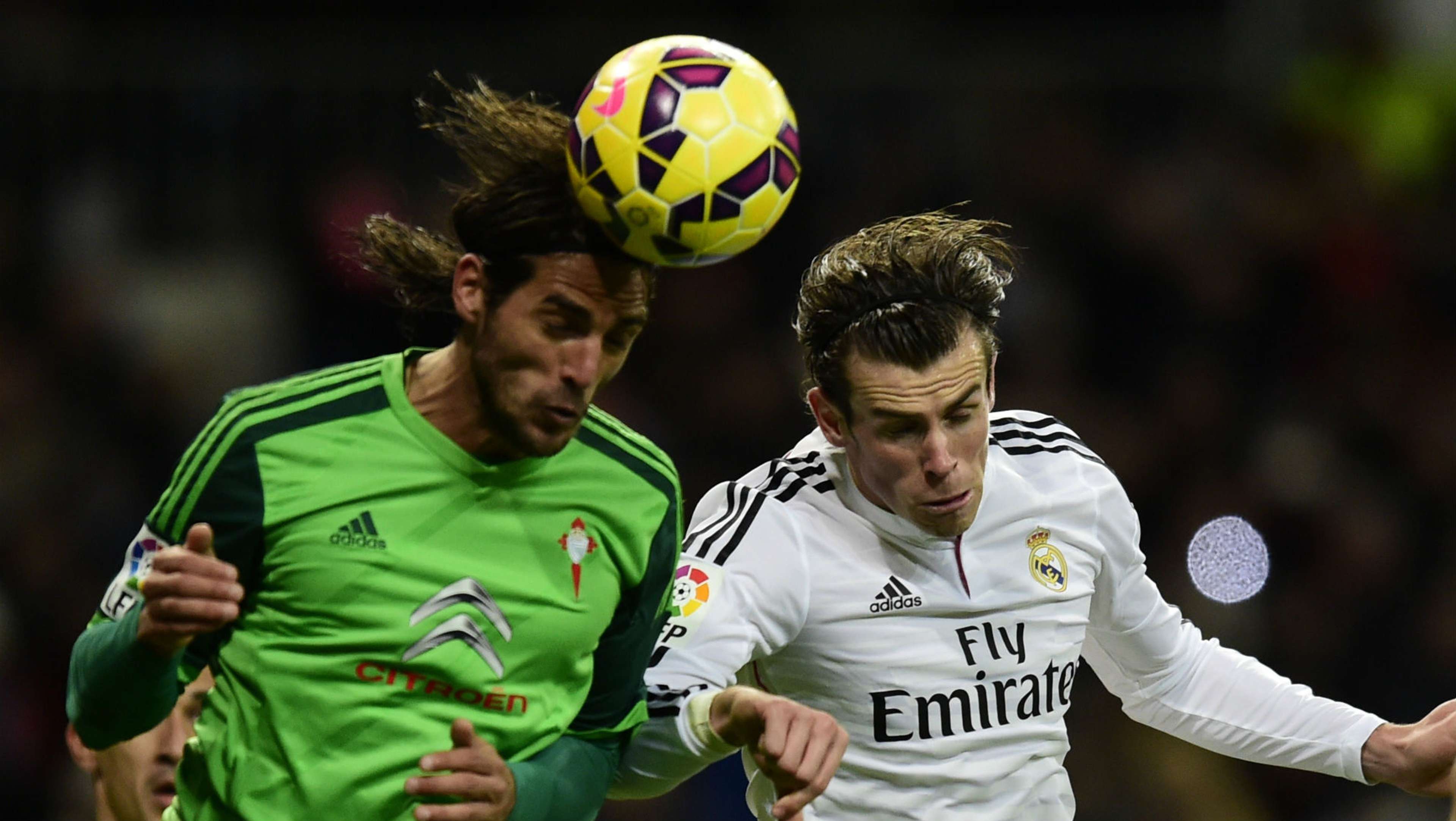 061214 Celta Real Madrid Gareth Bale Joaquín Larrivey
