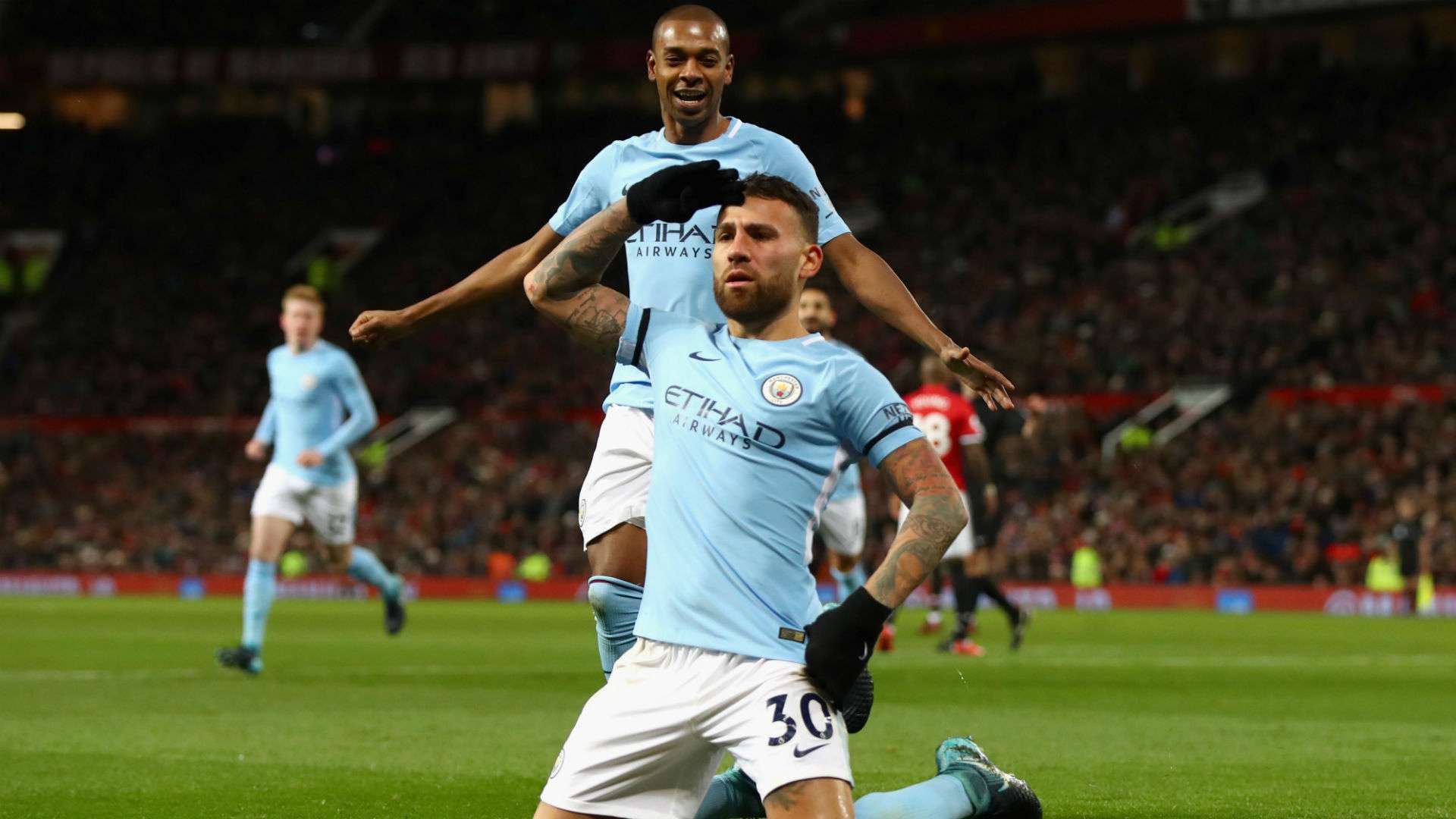 Nicolas Otamendi Manchester City Manchester United