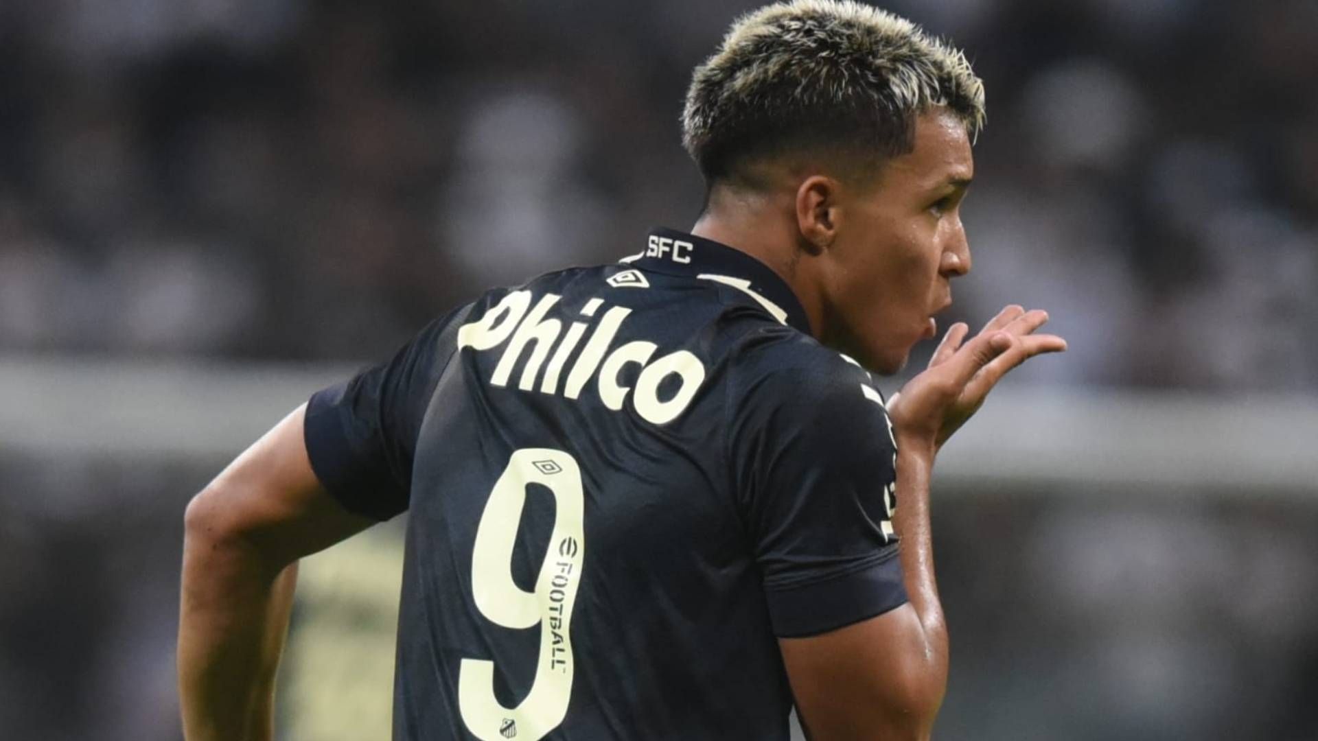 Marcos Leonardo fez os gols da vitória do Santos sobre o Corinthians