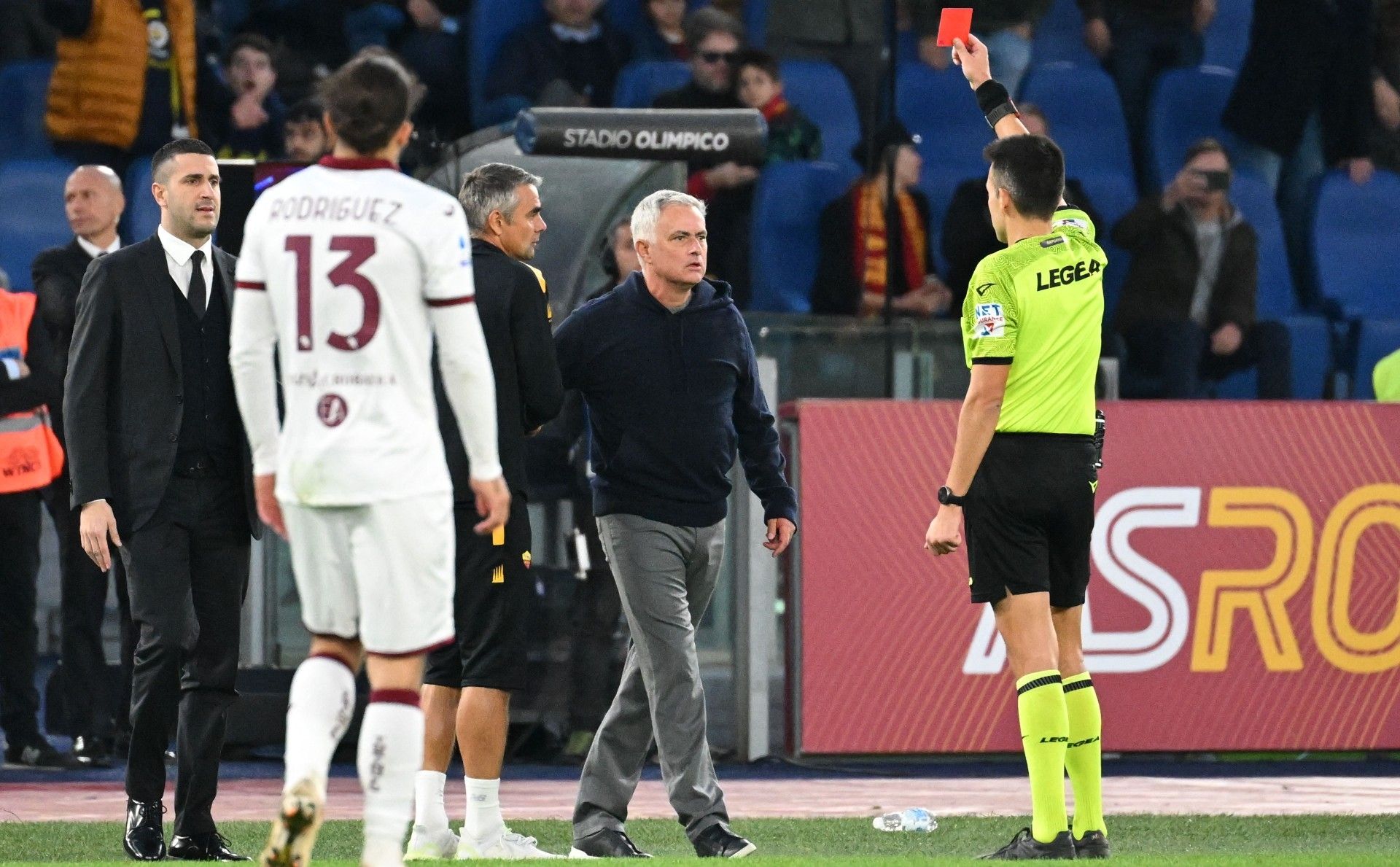 Jose mourniho Red Card