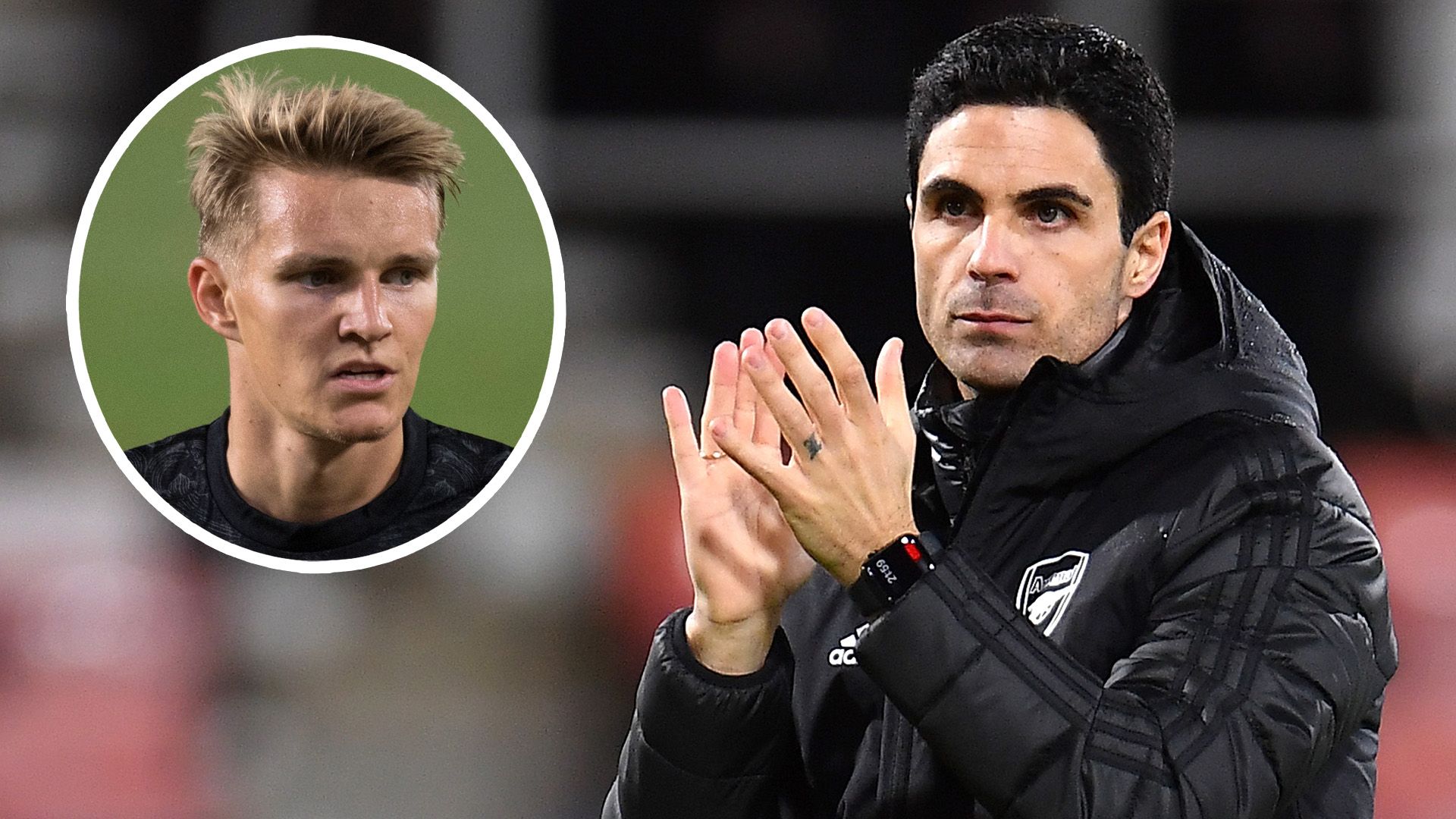 Mikel Arteta Martin Odegaard Arsenal