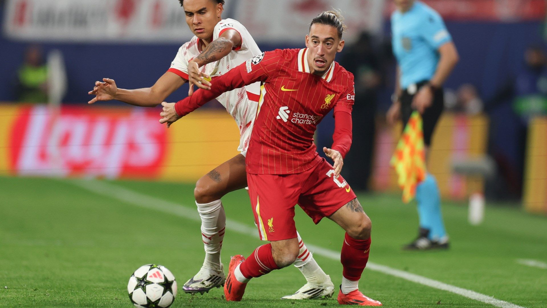 Kostas Tsimikas Liverpool RB Leipzig Champions League 2024-25
