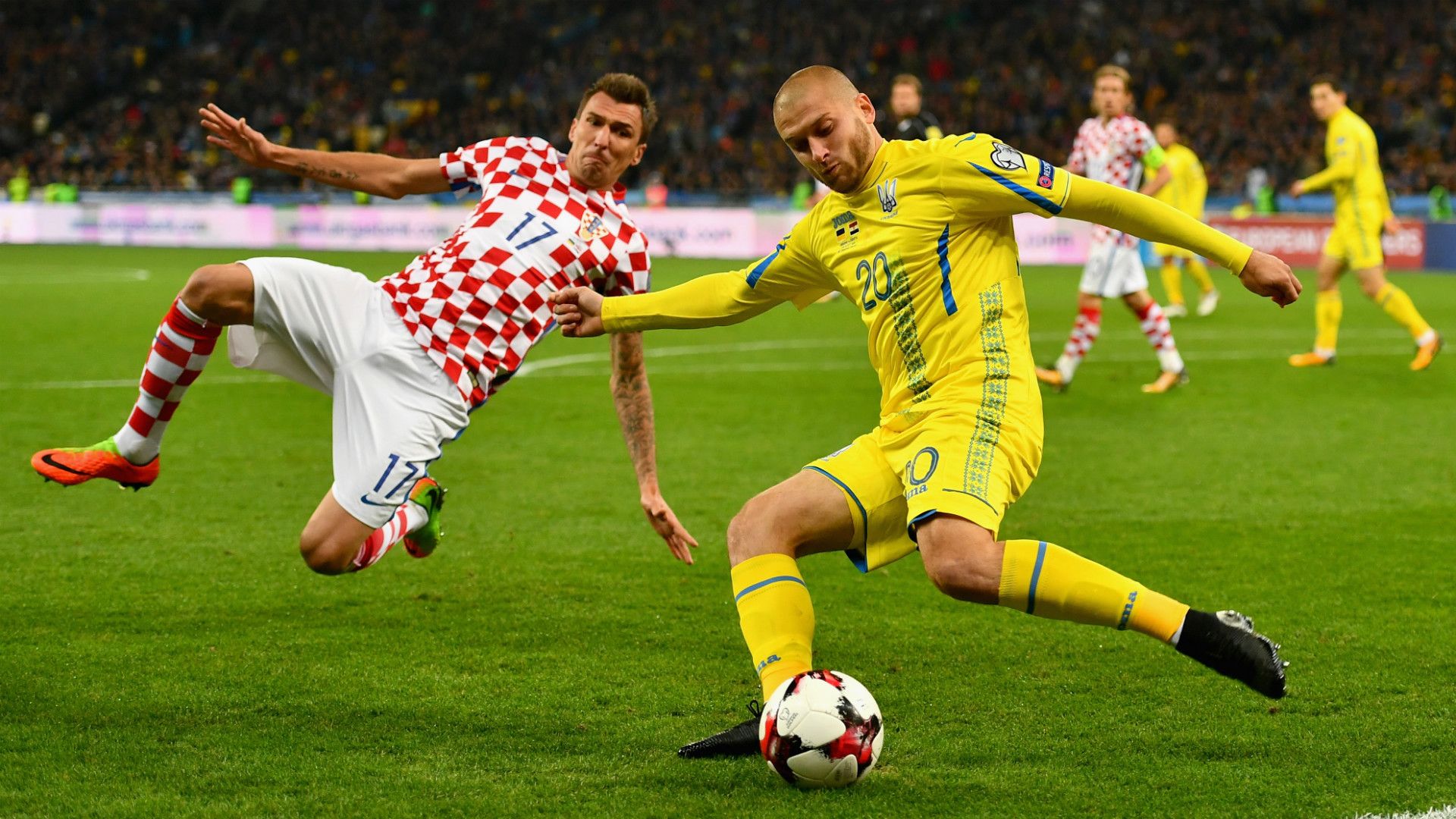Mario Mandzukic Ukraine Croatia