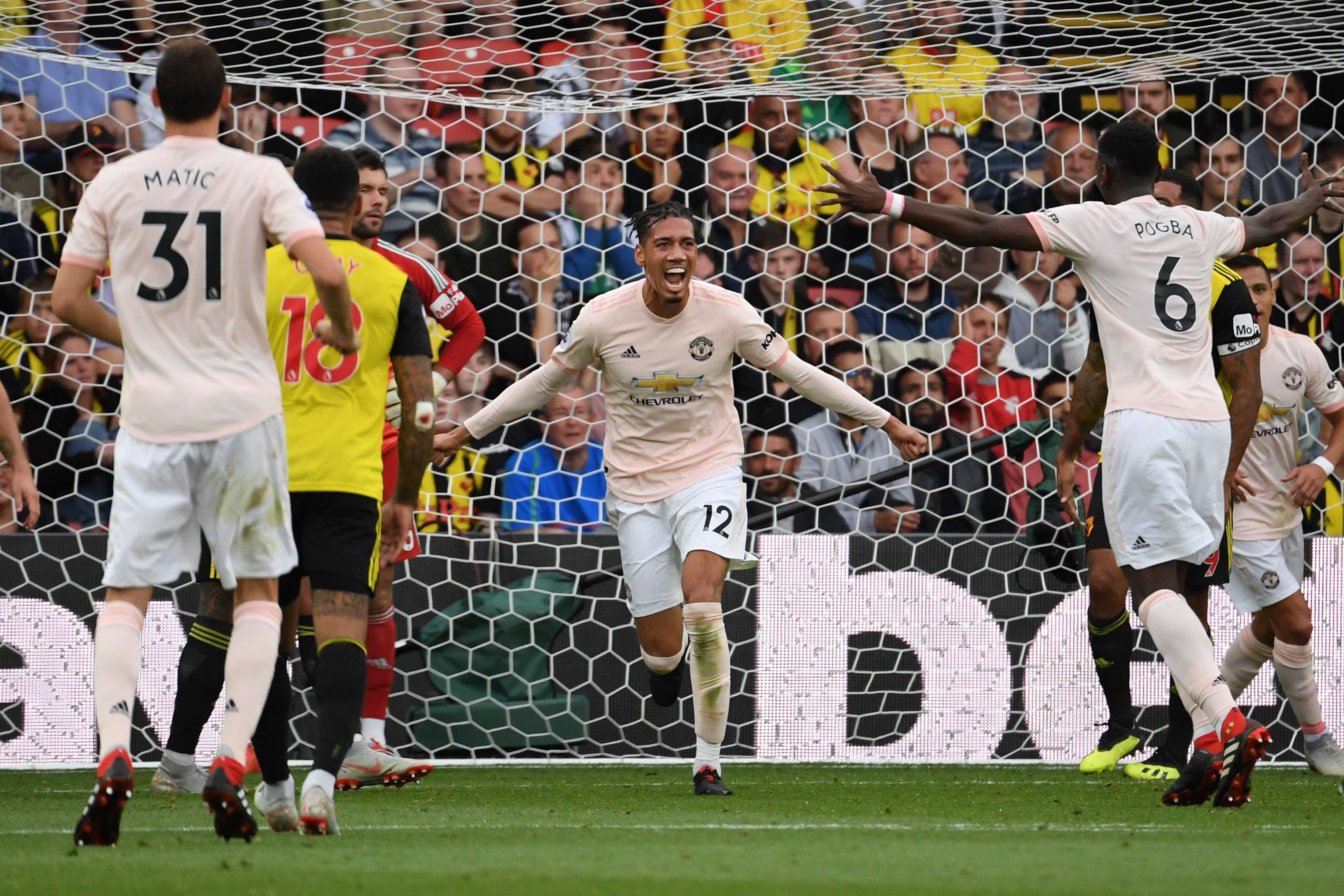 Chris Smalling Watford Man United Premier League 15092018