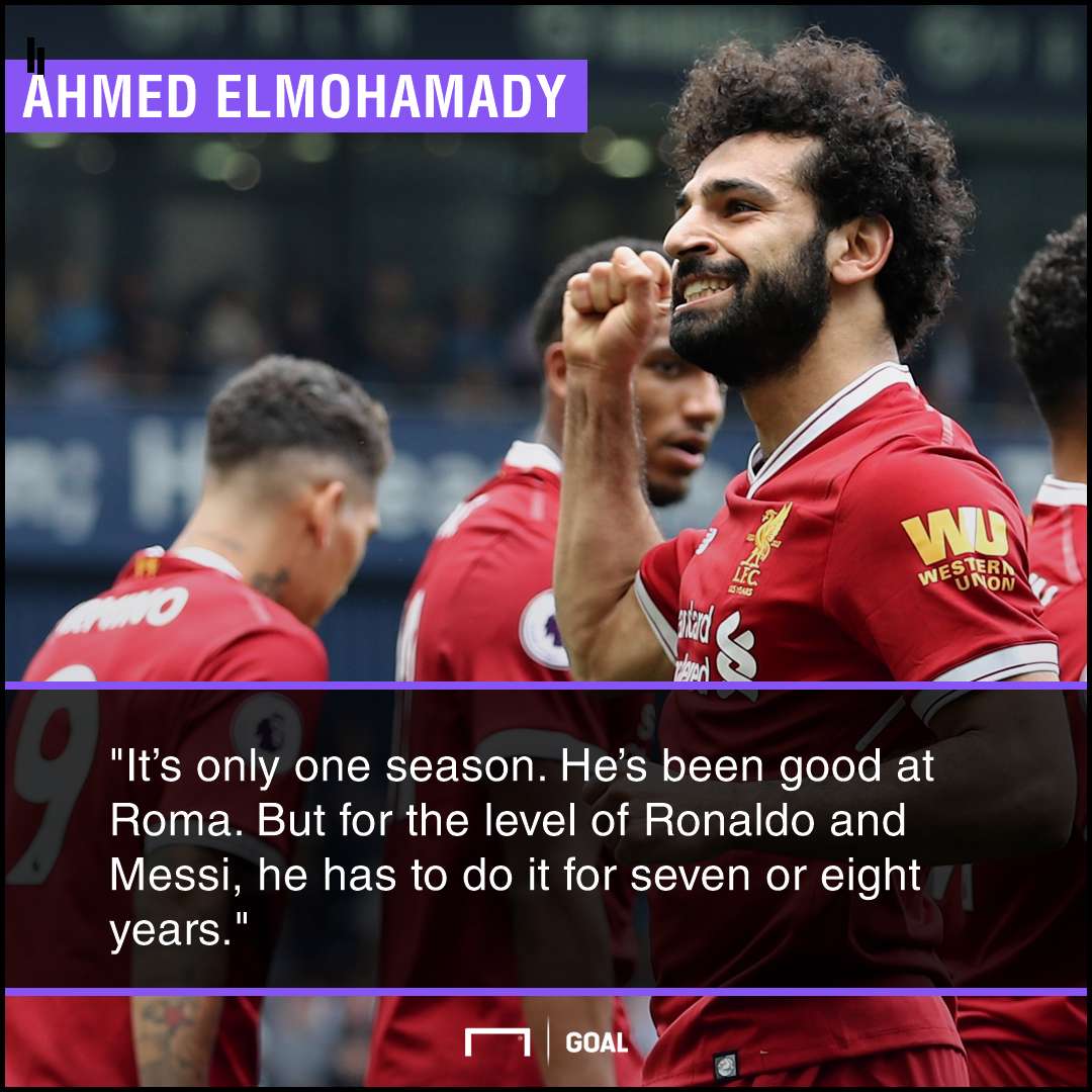Mohamed Salah not Messi or Ronaldo yet Ahmed Elmohamady