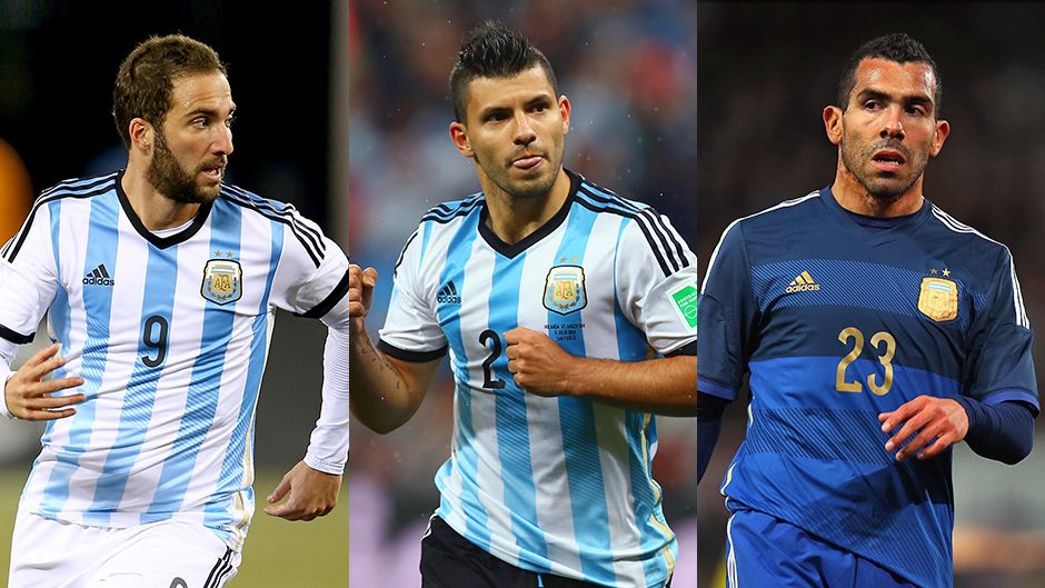 Aguero Higuain Tevez Argentina