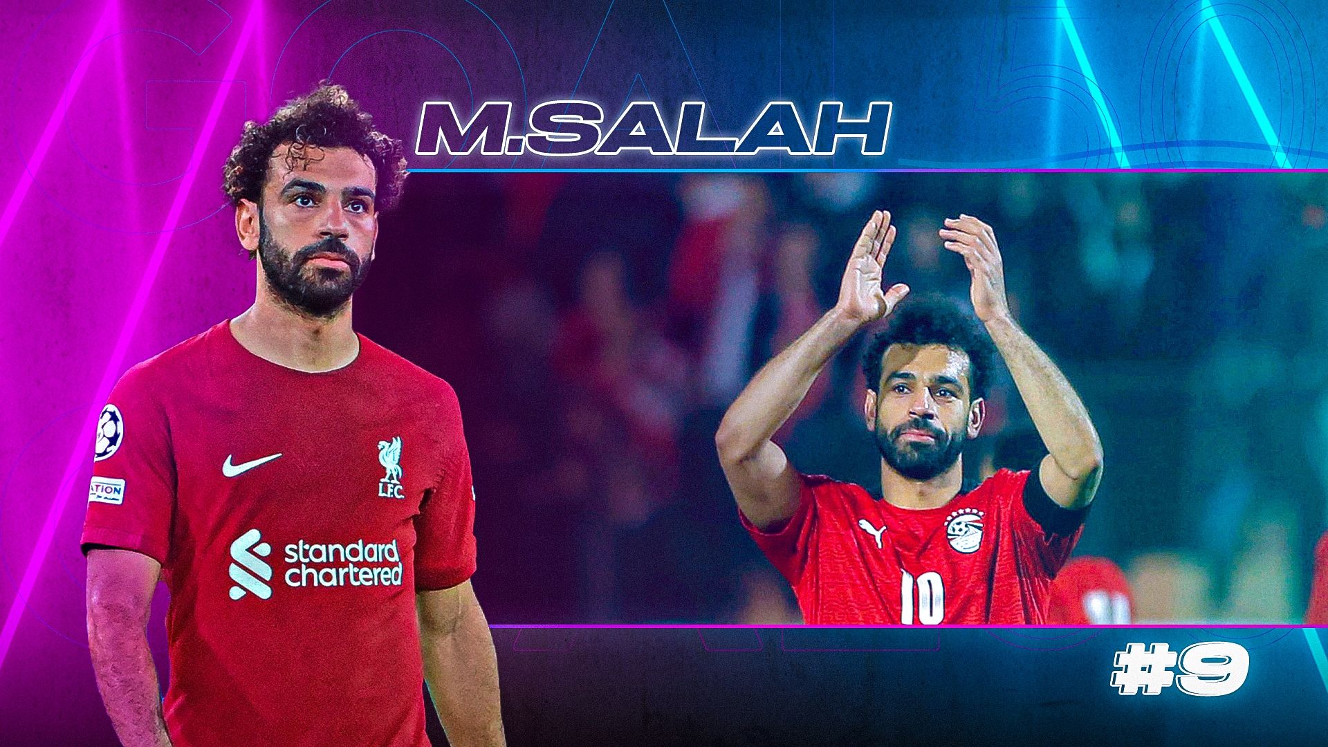GOAL50 2022 Mohamed Salah GFX Ranking