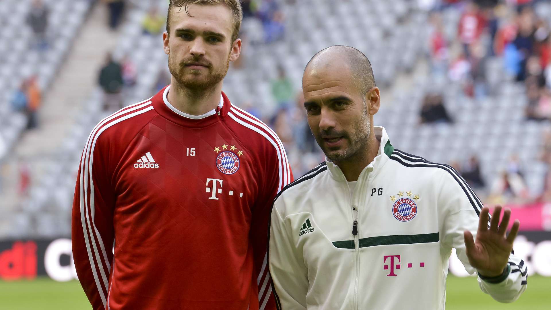 JAN KIRCHHOFF PEP GUARDIOLA BAYERN MÜNCHEN