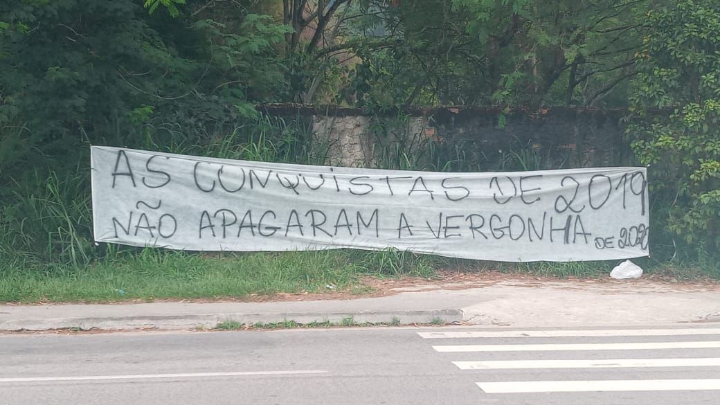 Conquistas de 2019 - Protesto Ninho do Urubu Flamengo 05122020