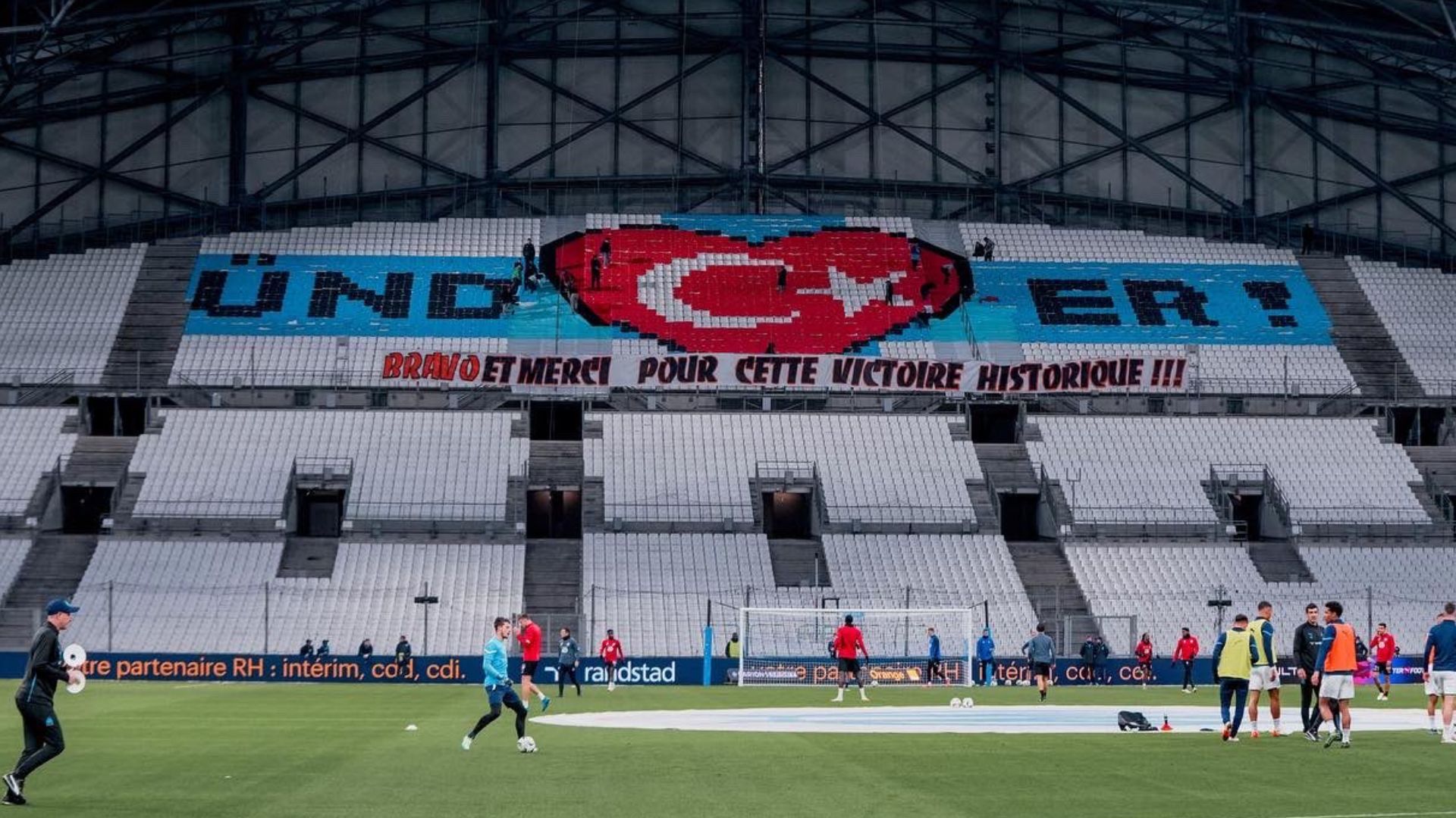 OM-Lille - Tifo Vélodrome Ünder