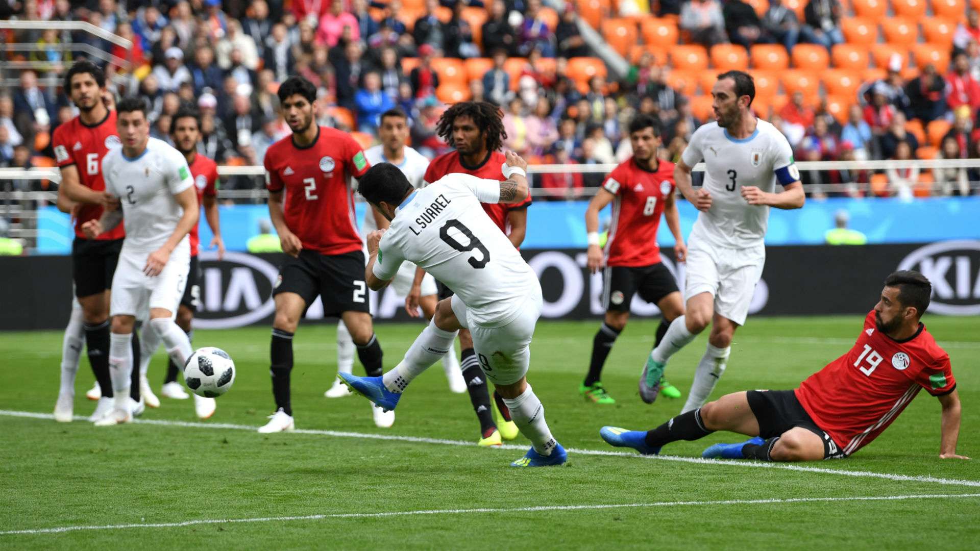 Luis Suarez Uruguay Egypt World Cup Russia 2018 15062018