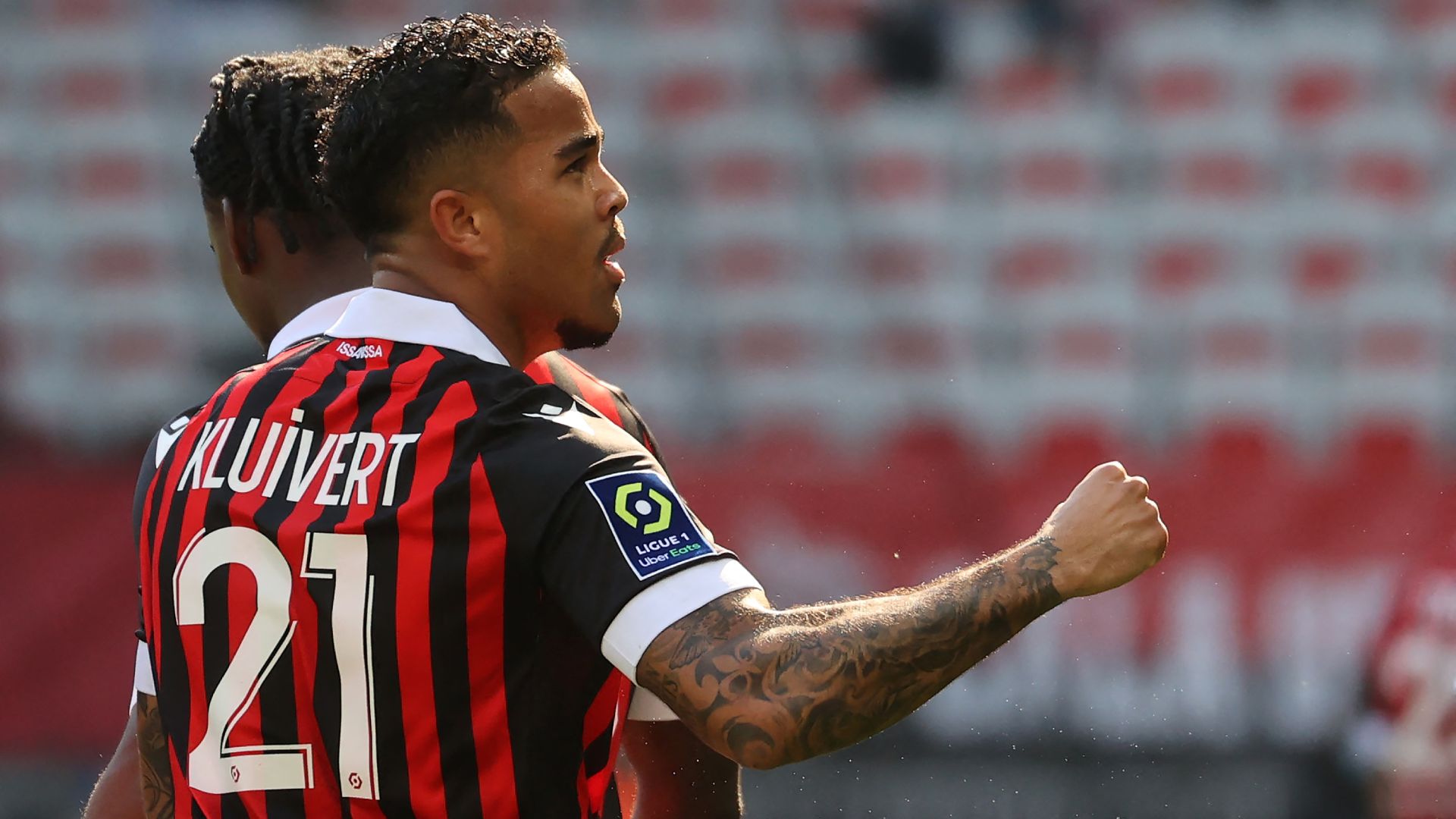 Nice Angers but Justin Kluivert