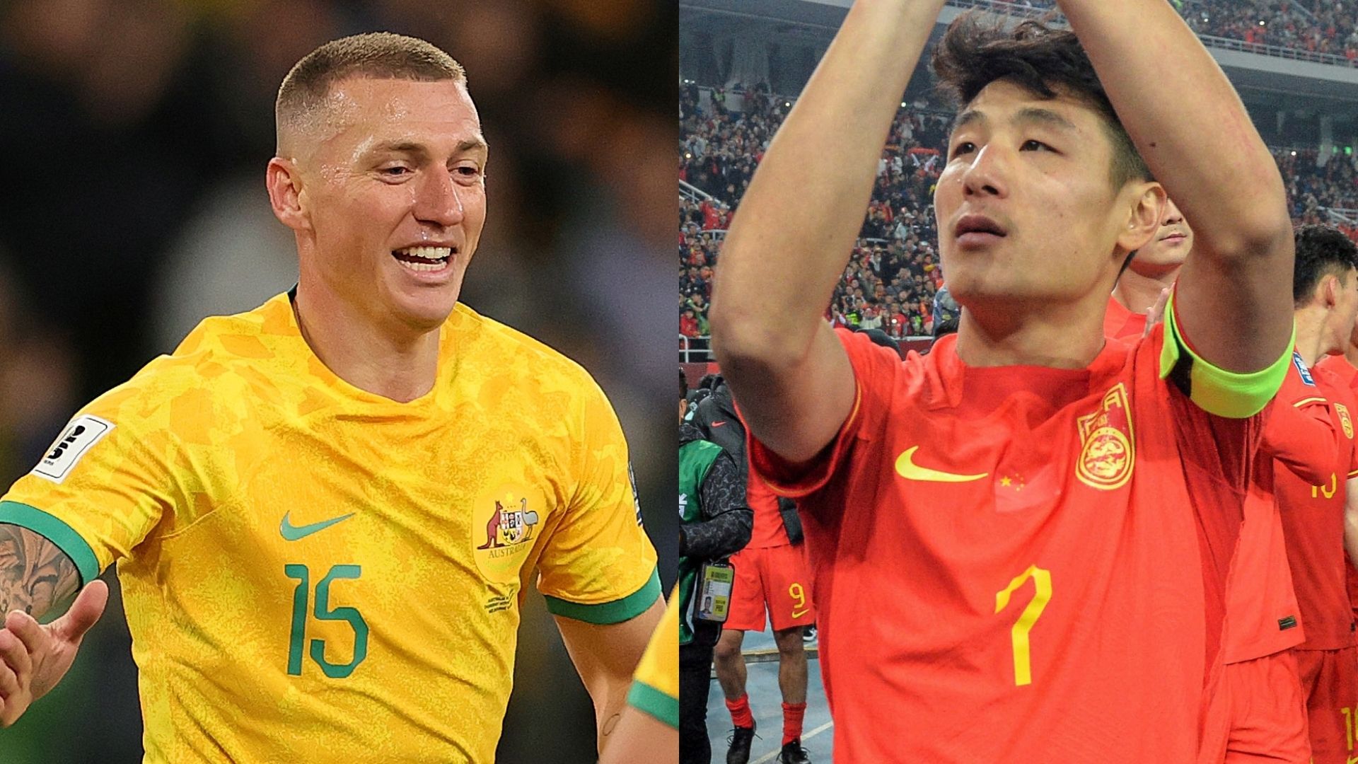 Mitchell Duke Australia Wu Lei China