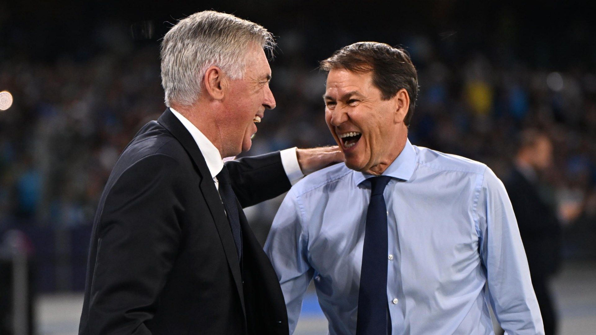 Carlo Ancelotti Rudi Garcia Real Madrid Napoli 2023-24
