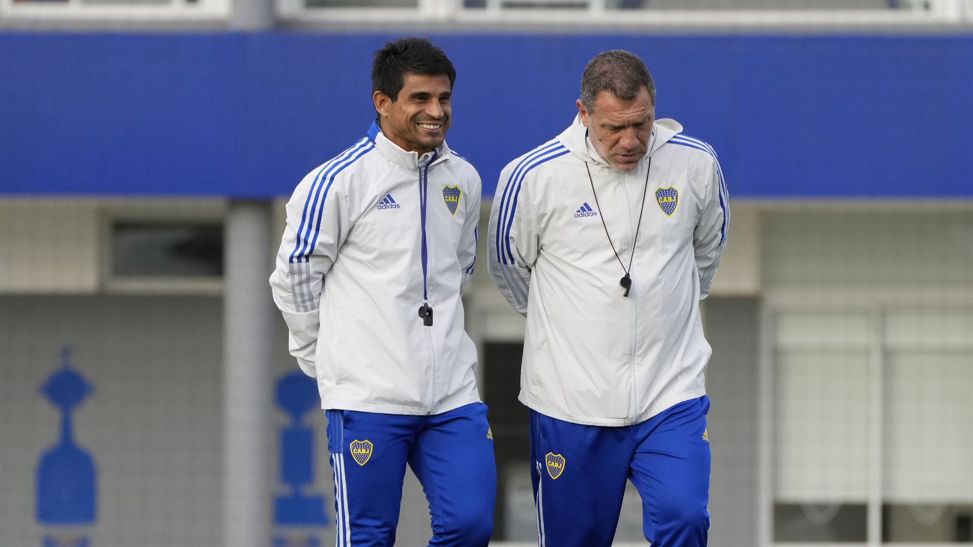 hugo ibarra roberto pompei boca entrenamiento 2022
