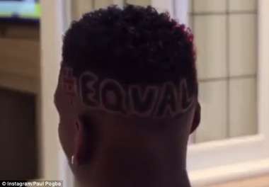 Paul Pogba hair