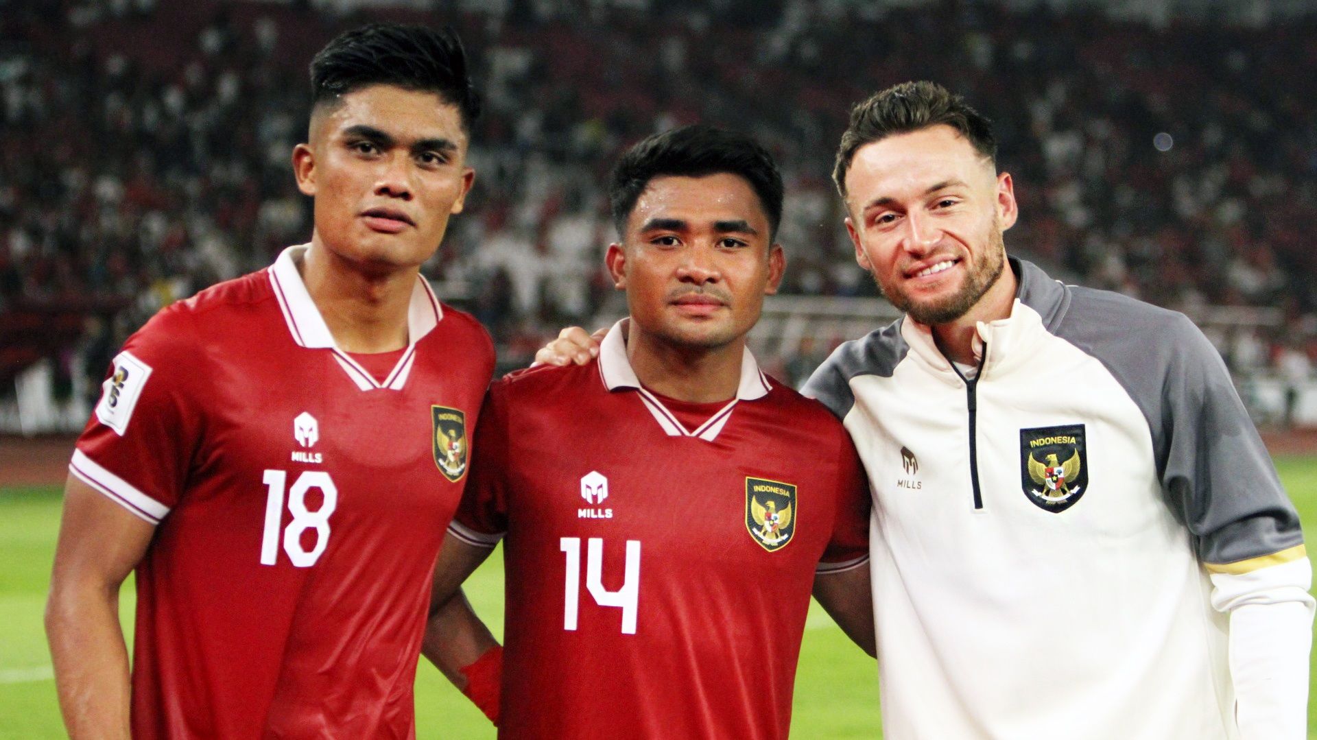 Ramadhan Sananta, Asnawi Mangualam, Marc Klok - Timnas Indonesia