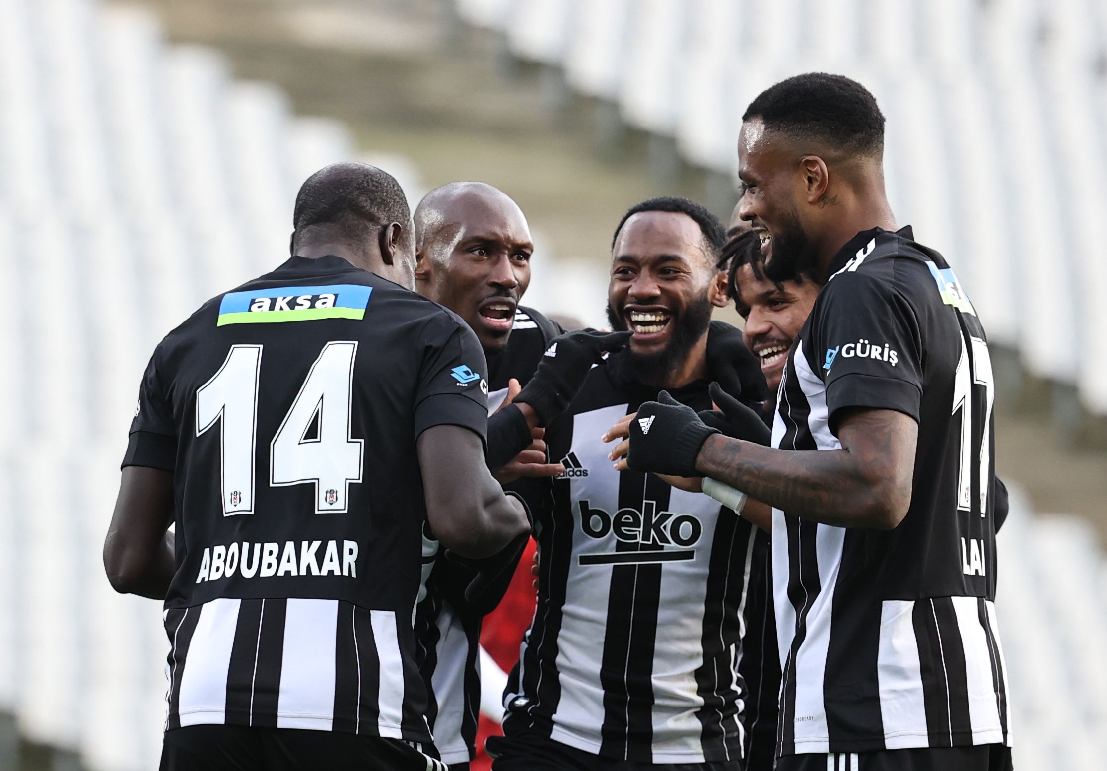 Besiktas Goal Celebration vs. Fatih Karagumruk 01/21/21