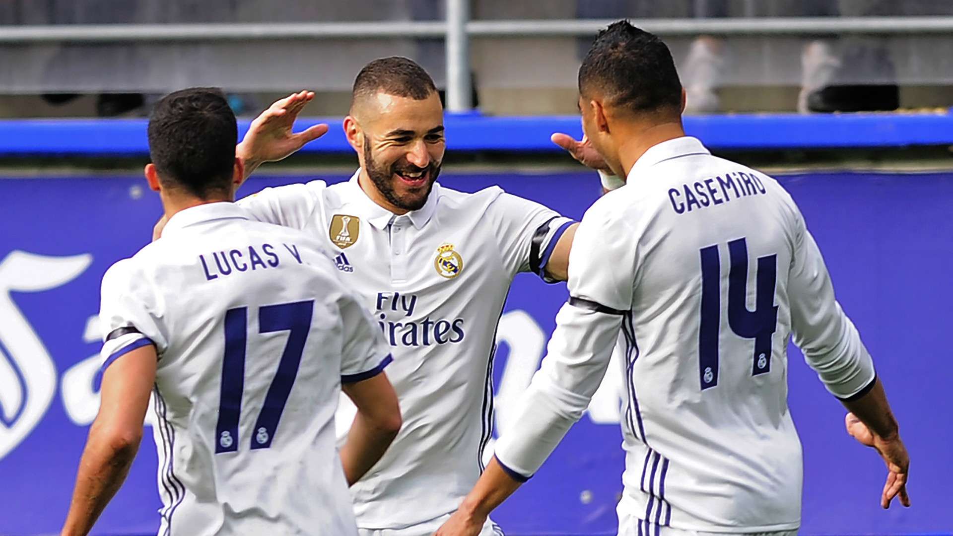 Karim Benzema Lucas Vazquez Casemiro Eibar Real Madrid LaLiga 04032017